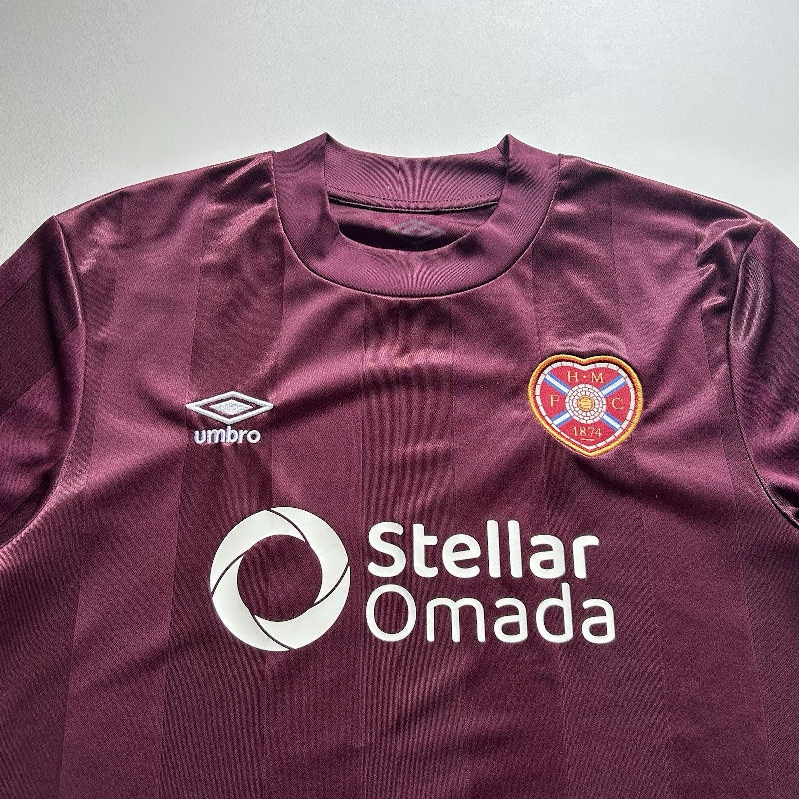 Umbro Hearts FC Home Shirt 2024/25 Umbro Jersey Large Rare Size US L / EU 52-54 / 3 - 2 Thumbnail