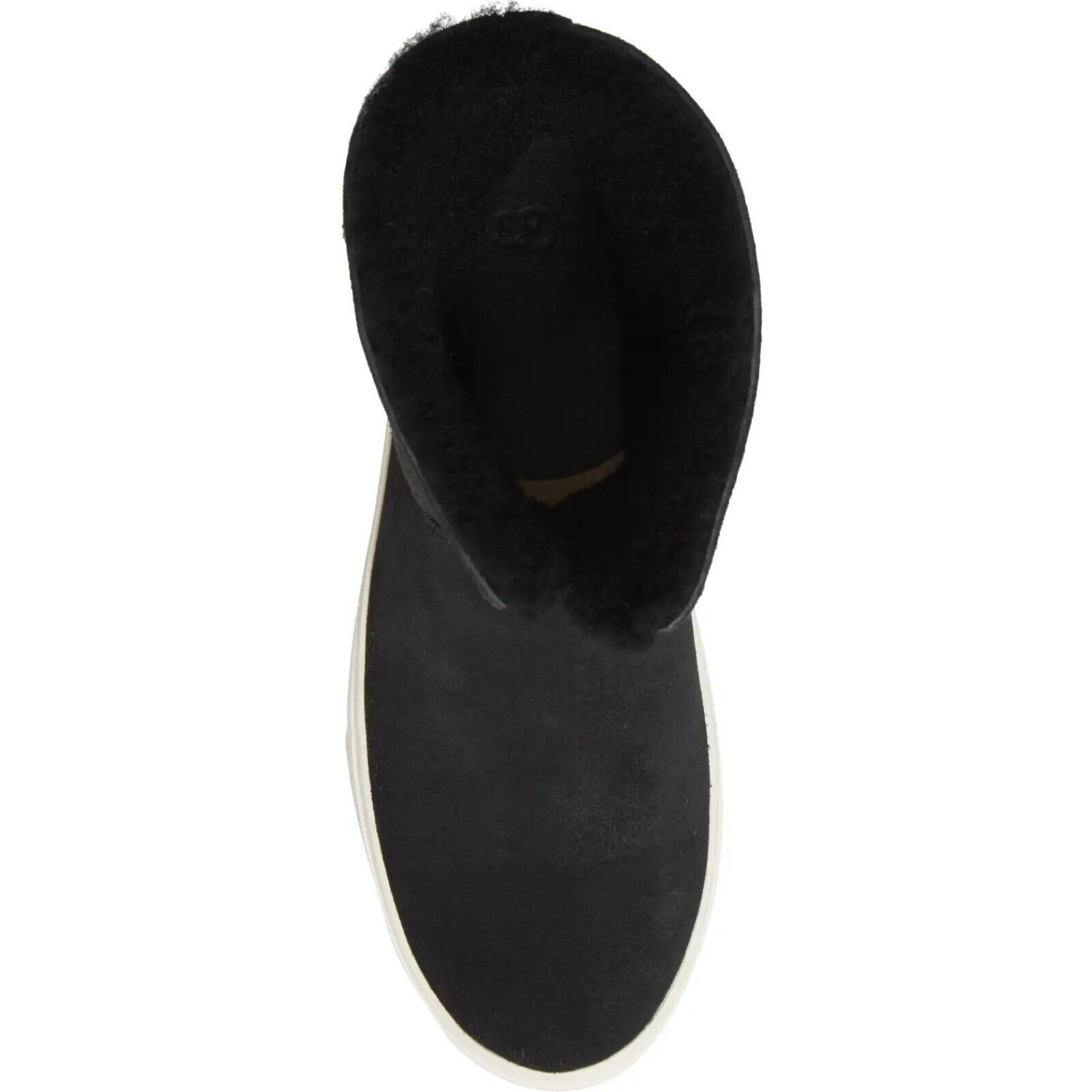 Ugg UGG Women Black Suede Lamb Fur Pull-On Ankle Booties Size 5 Size US 5 / IT 35 - 3 Thumbnail
