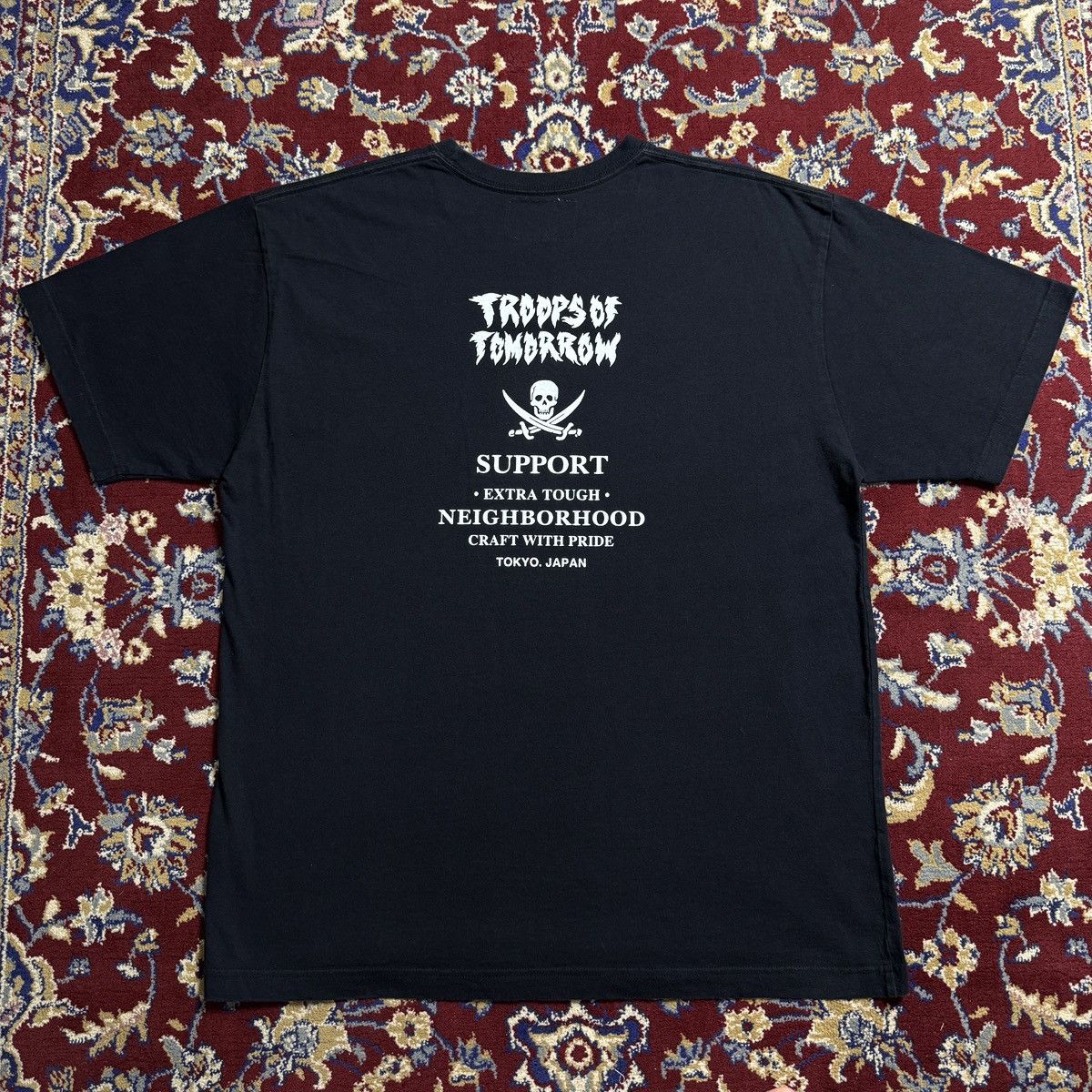 Neighborhood Neighborhood Troops of Tomorrow NBHD Tee y2k Japanese brand Size US L / EU 52-54 / 3 - 3 Thumbnail