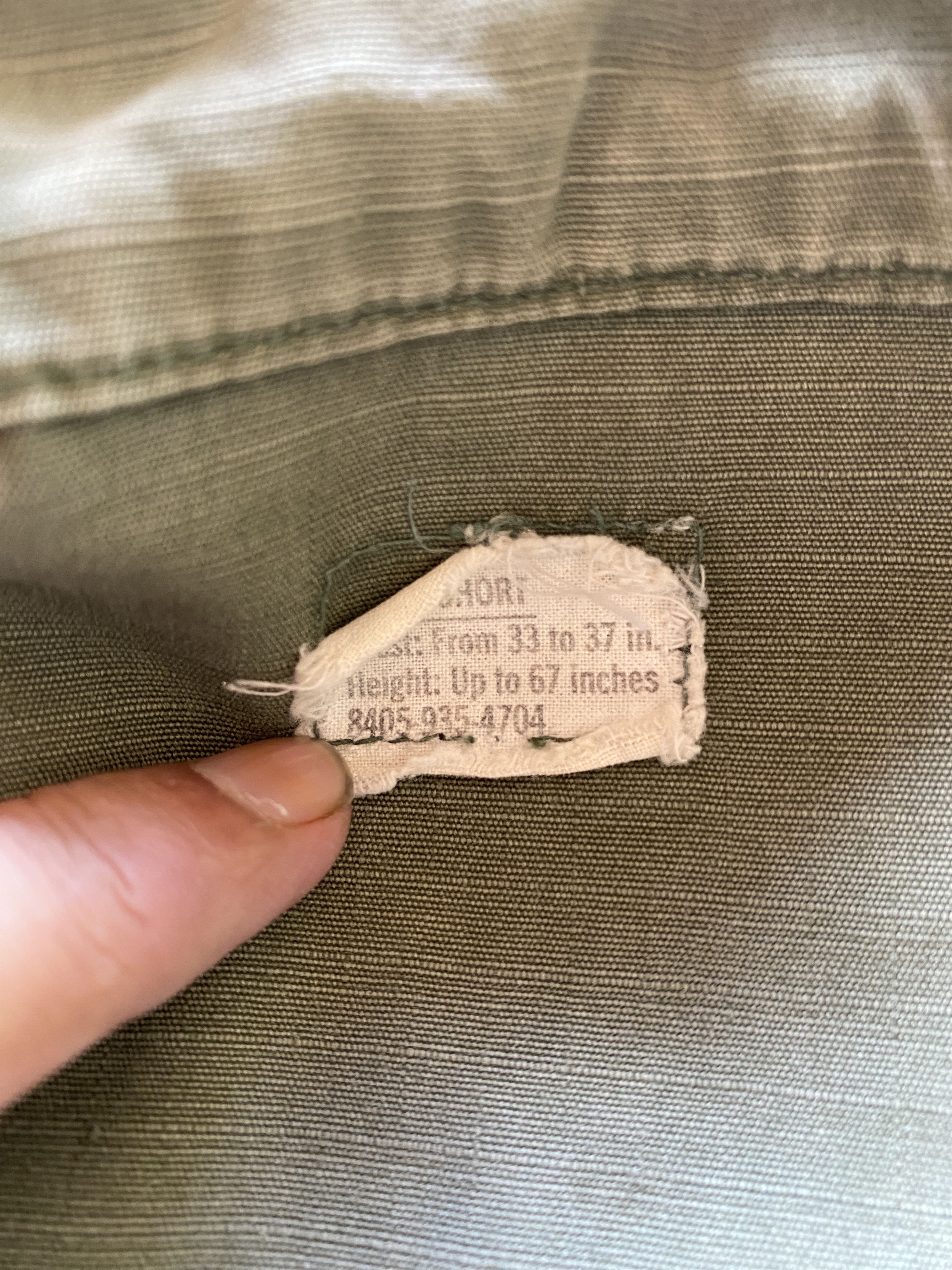 Vintage VINTAGE 80' VIETNAM WAR ERA USA ARMY SHIRT Size US S / EU 44-46 / 1 - 10 Thumbnail