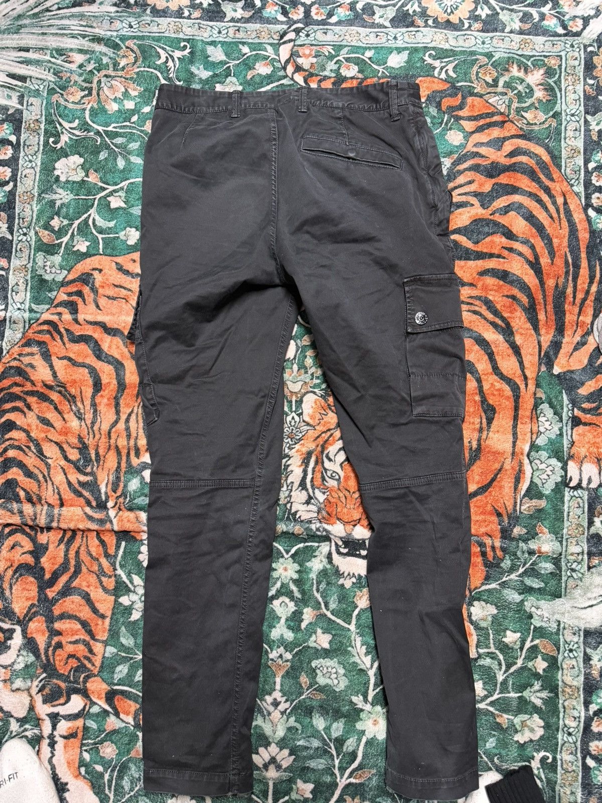 Stone Island Stone Island Black Flap Pocket Cargo Pants Size US 31 - 2 Thumbnail