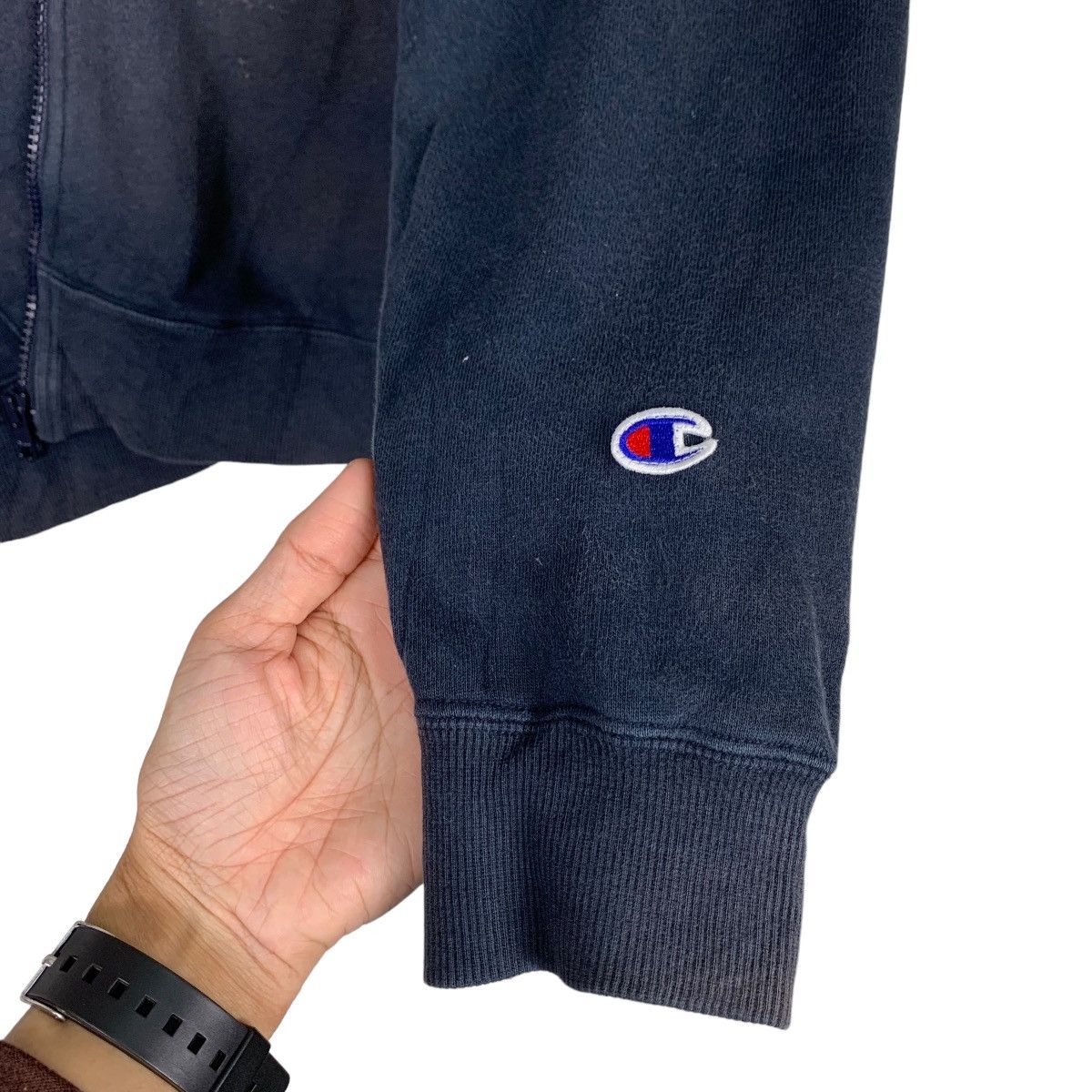 Champion CHAMPION Embroidery Small Logo Zipper Hoodies #0730-C33 Size US L / EU 52-54 / 3 - 14 Thumbnail