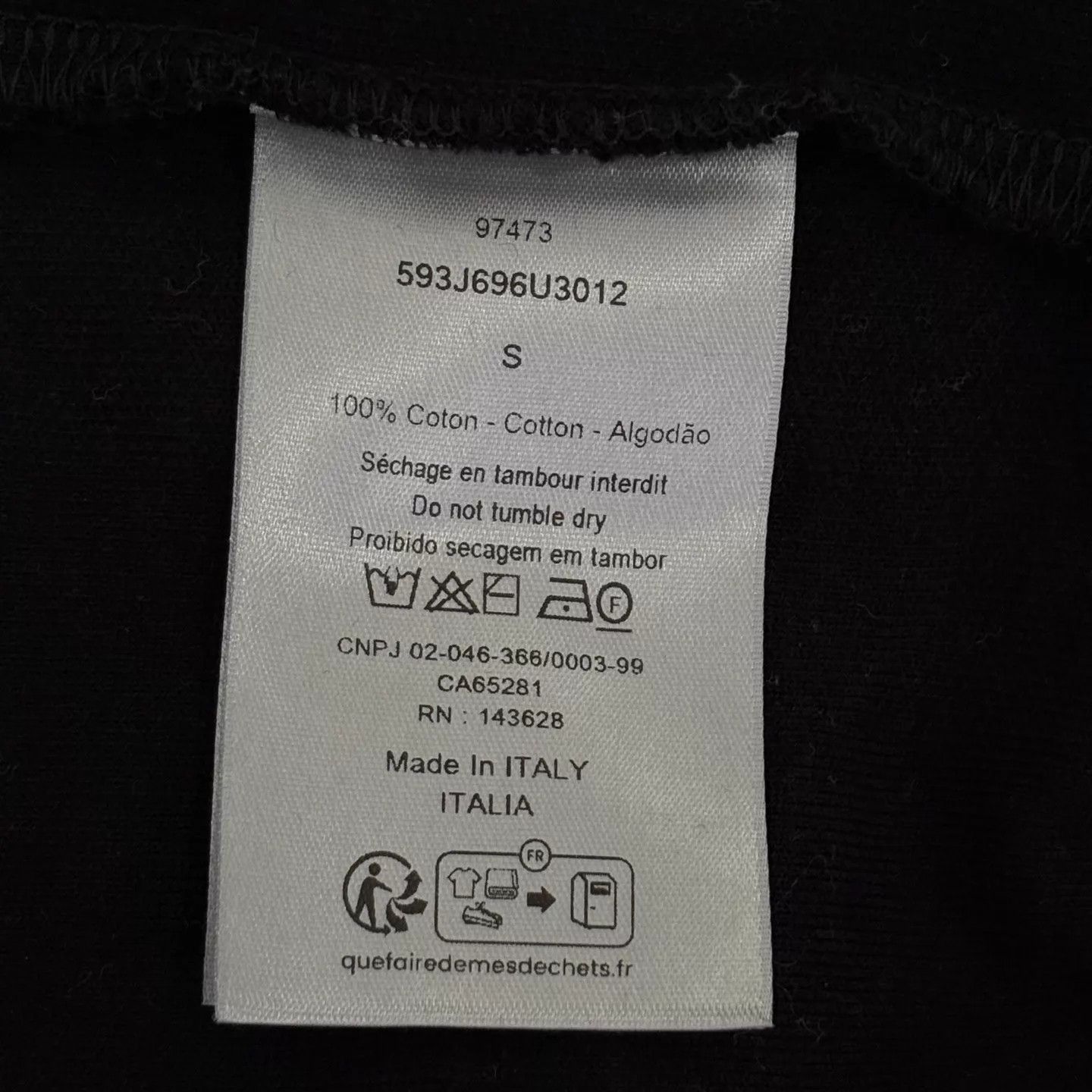 Dior Dior 26 New Embroidered Logo Knit Short Sleeve Black Women's Size S / US 4 / IT 40 - 4 Thumbnail