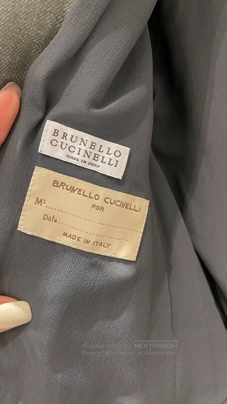 Brunello Cucinelli Brunello Cucinelli Cotton Suit Jacket Size S / US 4 / IT 40 - 3 Thumbnail