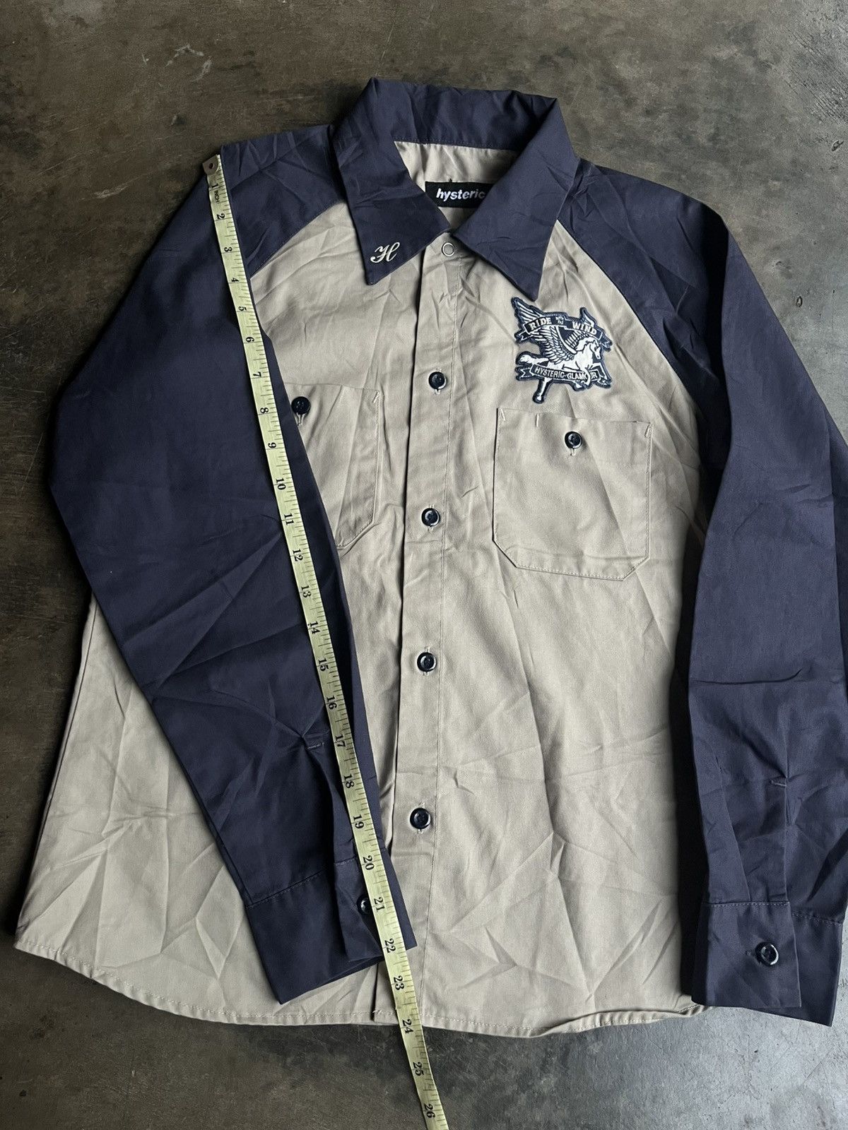 Hysteric Glamour HYSTRIC GLAMOUR RIDE WITH THE WIND WORK SHIRTS JAPANESE Size US S / EU 44-46 / 1 - 12 Thumbnail