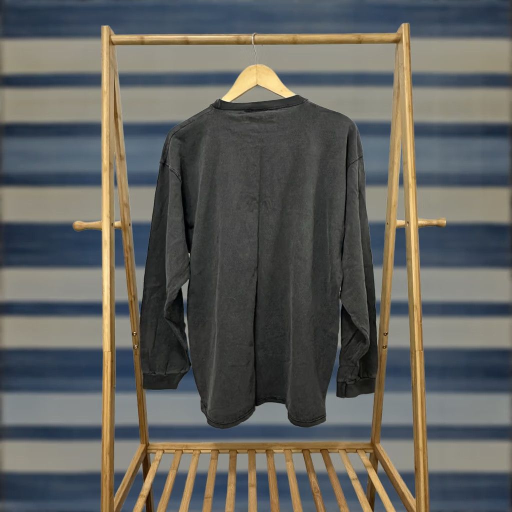 Vintage VTG PLUMA 90s Heavyweight Worn Cotton Blank Long Sleeve T-Shirt XL Black Shirt Mens Size US XL / EU 56 / 4 - 1 Thumbnail