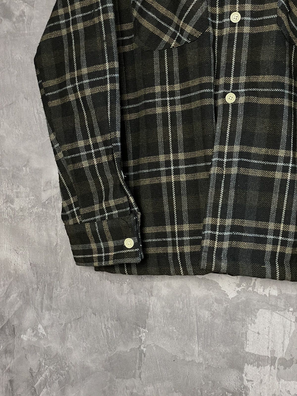 Folk Vintage Folk Flannel Checked Pocket Shirt Plaid Size US L / EU 52-54 / 3 - 6 Thumbnail