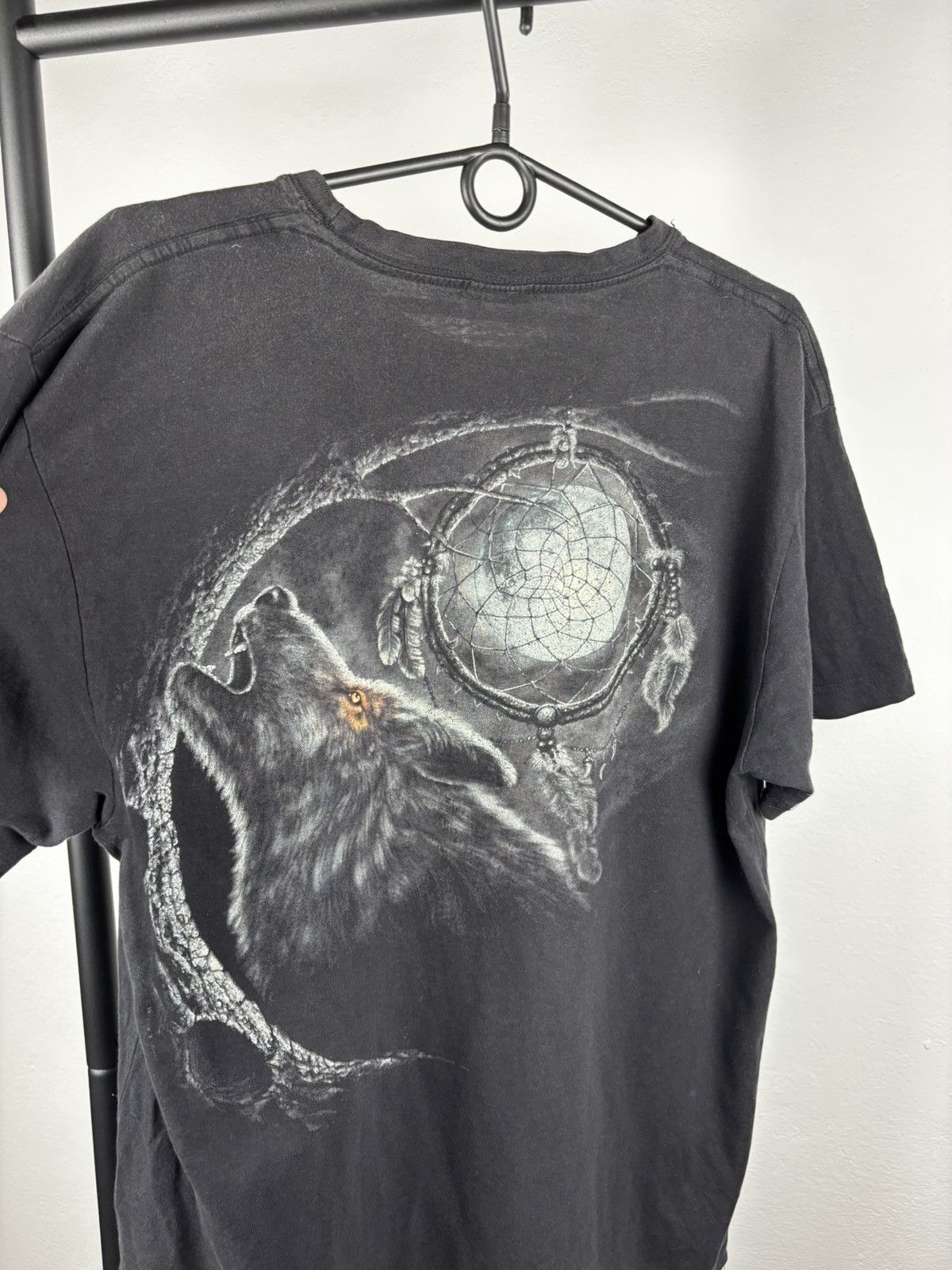 Band Tees × Vintage Spiral Wolf Big Logo vintage t shirt size L Size US L / EU 52-54 / 3 - 4 Thumbnail