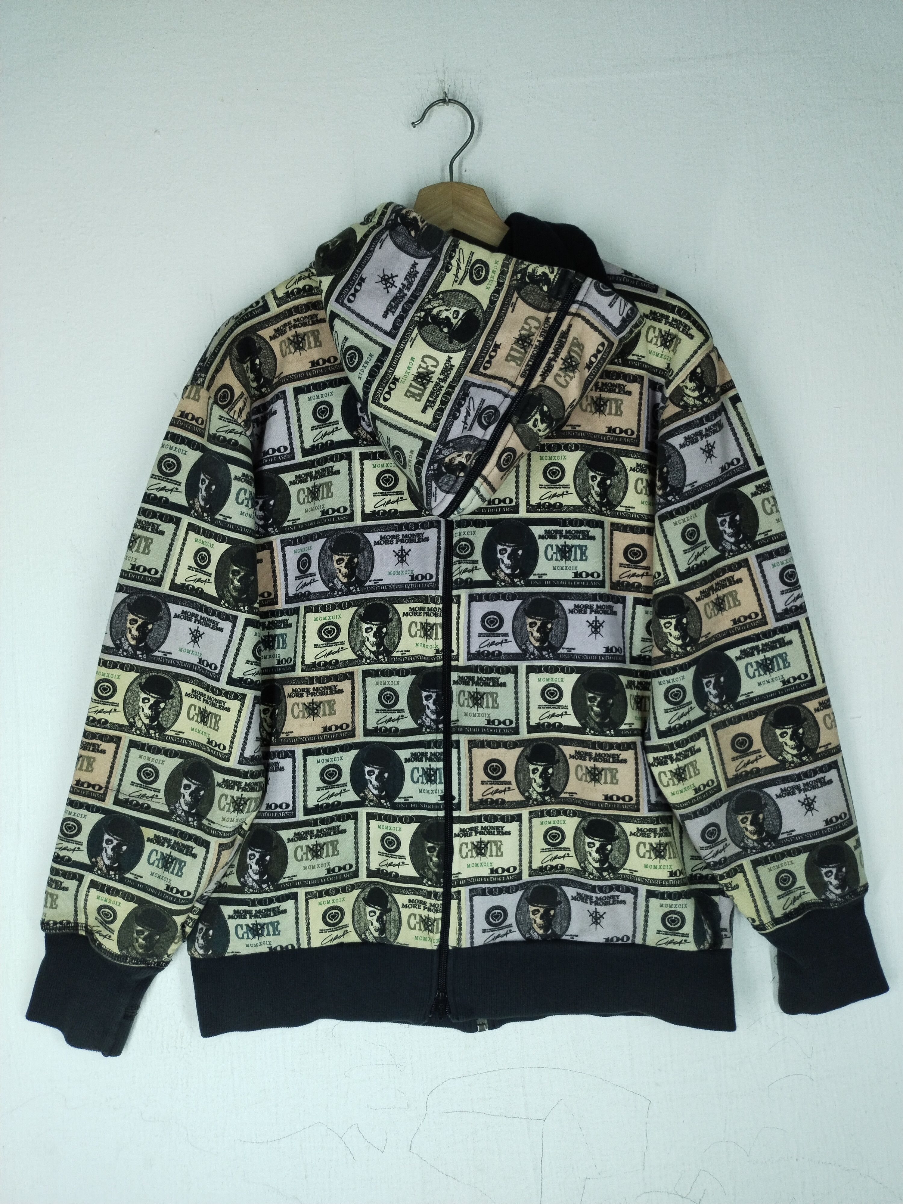 C1RCA Vintage Circa C-Note Skulls Overprint Punks LBG Hoodie Size US M / EU 48-50 / 2 - 2 Thumbnail