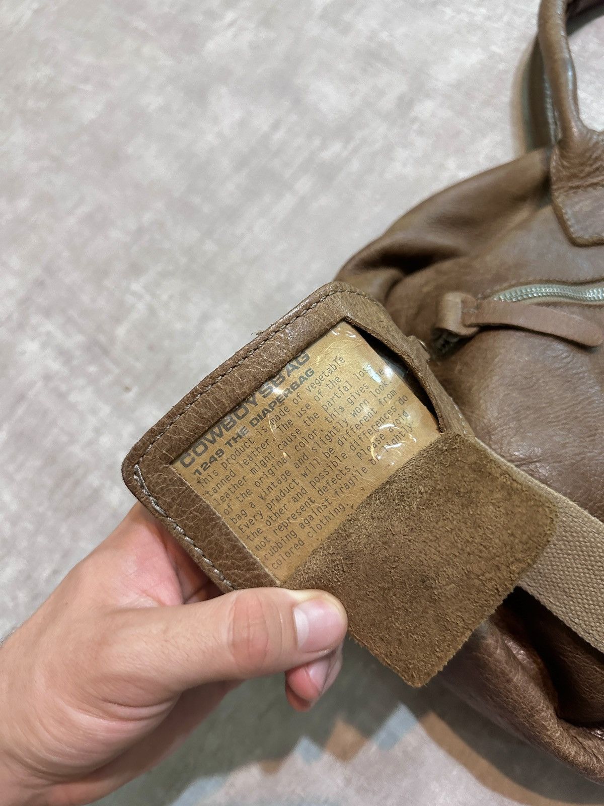 Genuine Leather The Diaperbag Cowboysbag Leather Crossbody/Shoulder Big Bag Size ONE SIZE - 3 Thumbnail