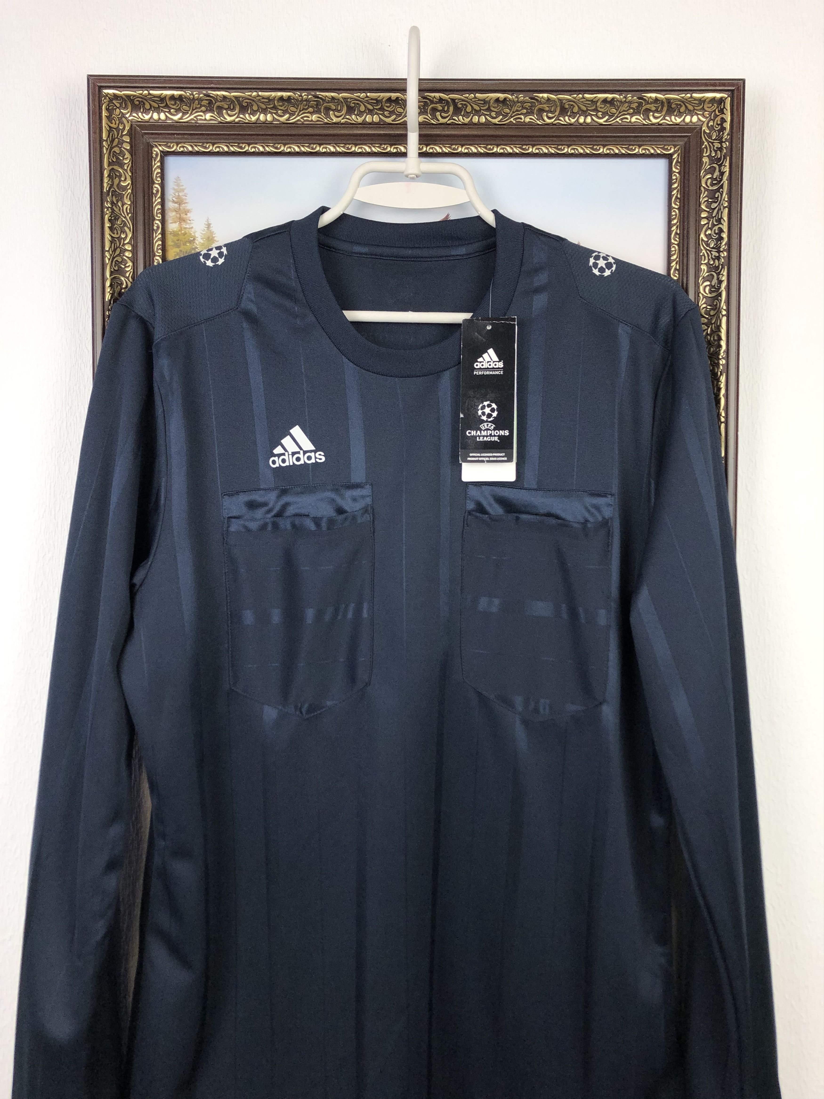 Adidas Adidas Champions Leagues Referee Tee Football Shirt Soccer Size US M / EU 48-50 / 2 - 2 Thumbnail