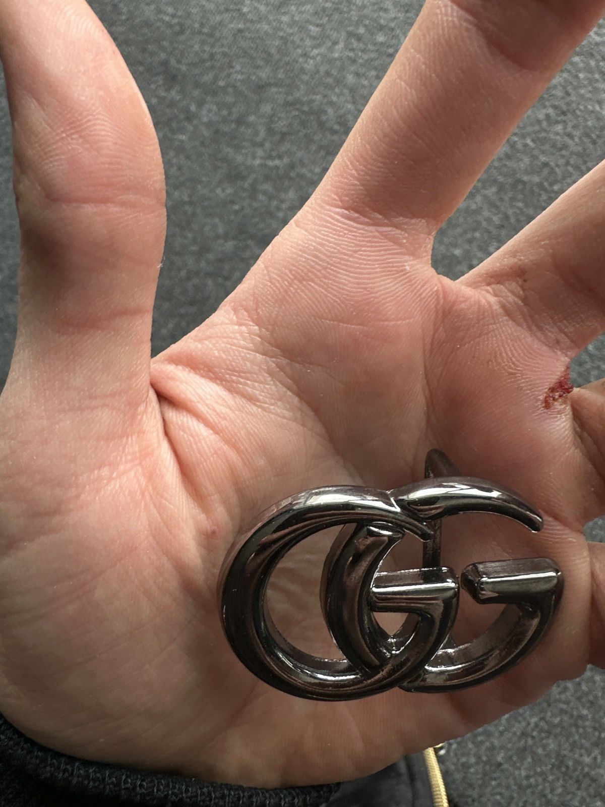 Other RARE🚨 BIG GG DOUBLE G WOMEN BUCKLE SILVER LOGO ONLY BUCKLE Size ONE SIZE - 4 Thumbnail
