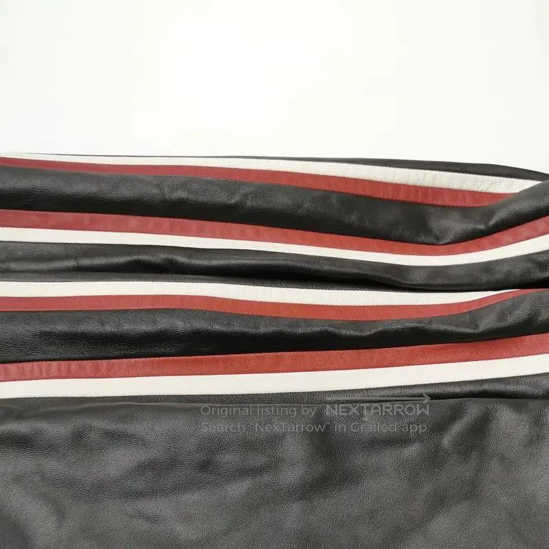 Miu Miu Miu Miu Black Lambskin Embroidered Logo Casual Pants . Size 23" - 4 Thumbnail