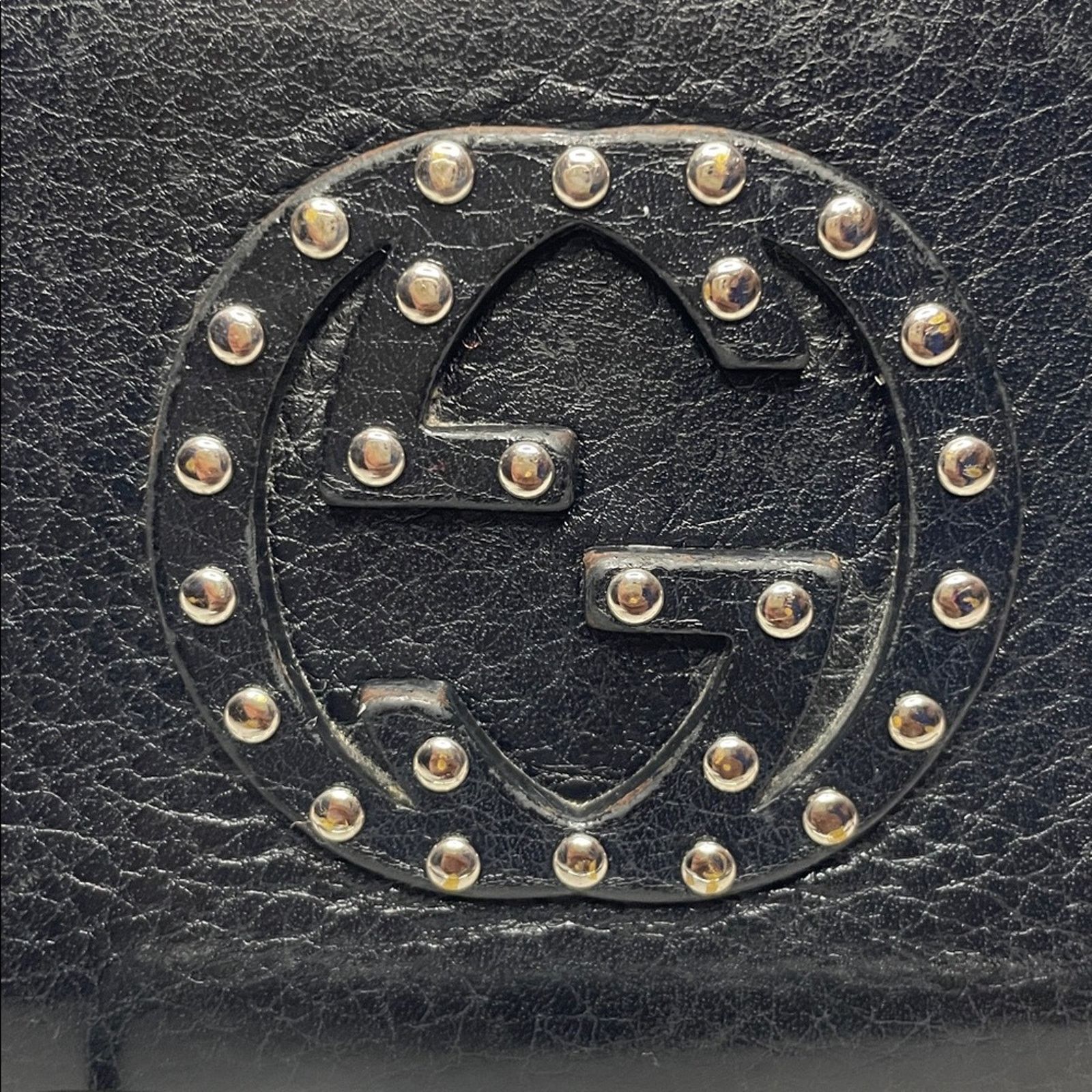 Gucci Gucci Studded GG Soho Continental Zip Wallet Size ONE SIZE - 2 Thumbnail