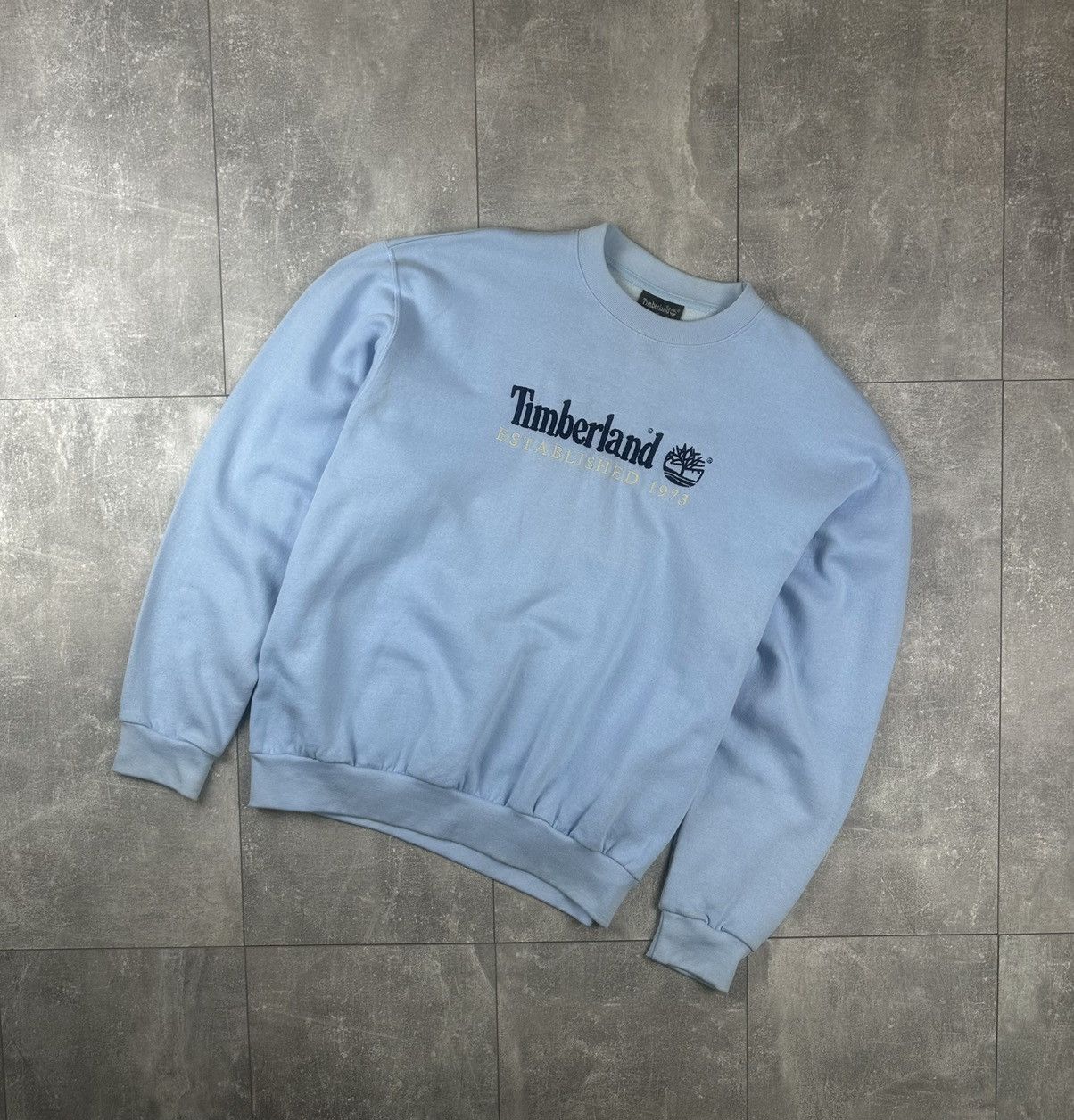 Timberland Timberland Vintage Retro 90S Blue Mens Sweatshirt Size US XL / EU 56 / 4 - 1 Thumbnail