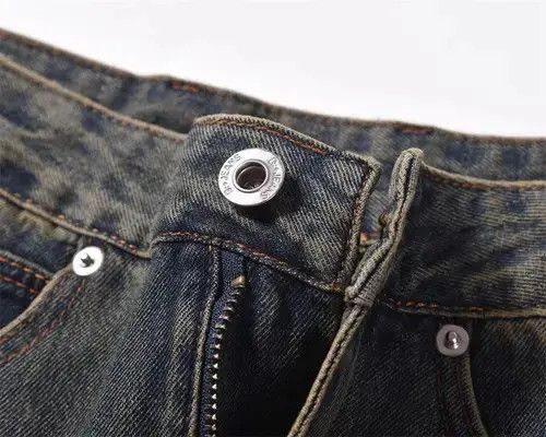 Jean American retro men's washed distressed bootcut jeans Size US 32 / EU 48 - 8 Thumbnail