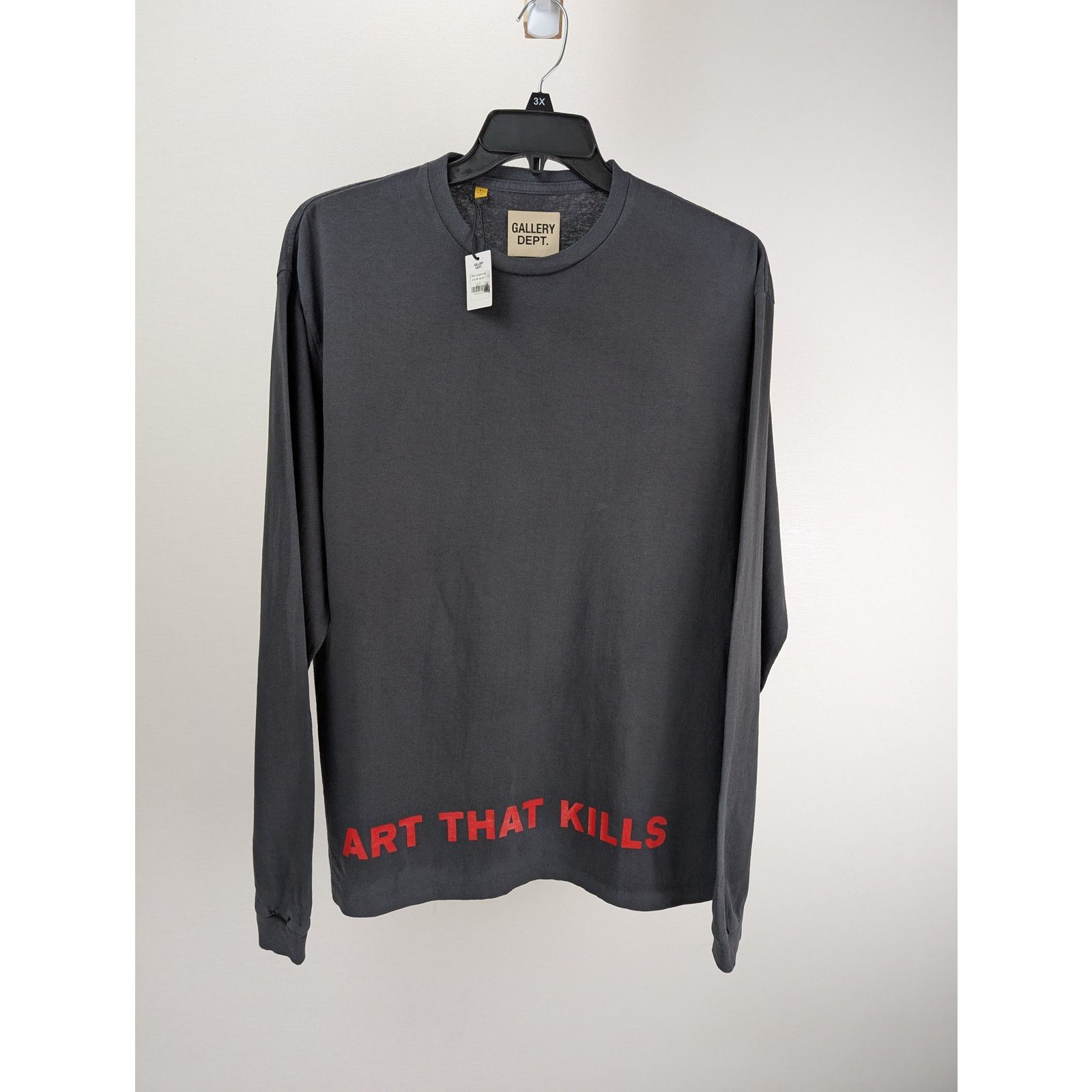 Gallery Dept. o1rshd1 Q:2 / Anarchy Long Sleeve Tee T-Shirt in Black Size US XS / EU 42 / 0 - 2 Thumbnail