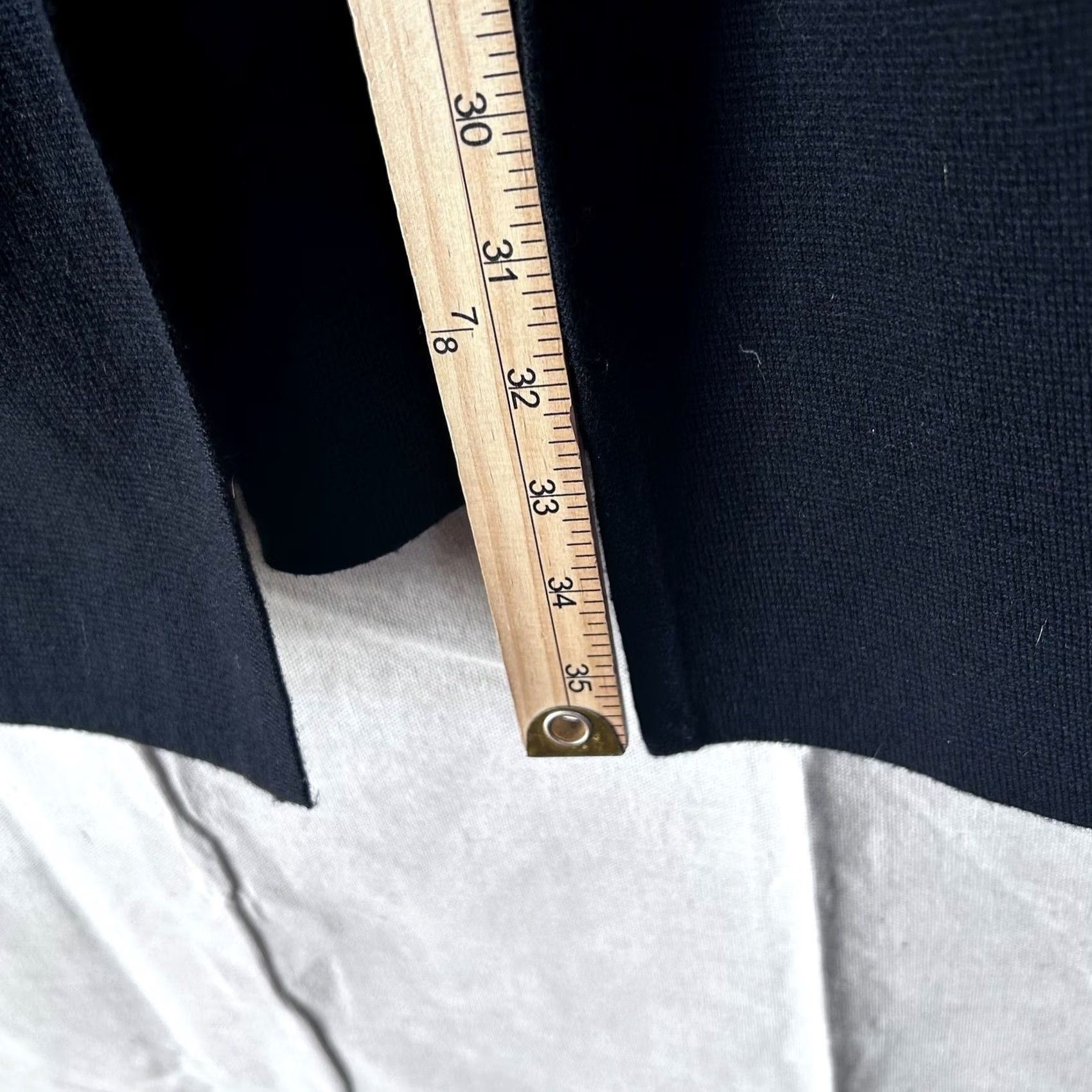 J.Crew J.Crew Cardigan Sweater Black Merino Wool Blend Open Front Pockets Small Women's Knit Shirt Style Vintage? No Size S / US 4 / IT 40 - 7 Thumbnail