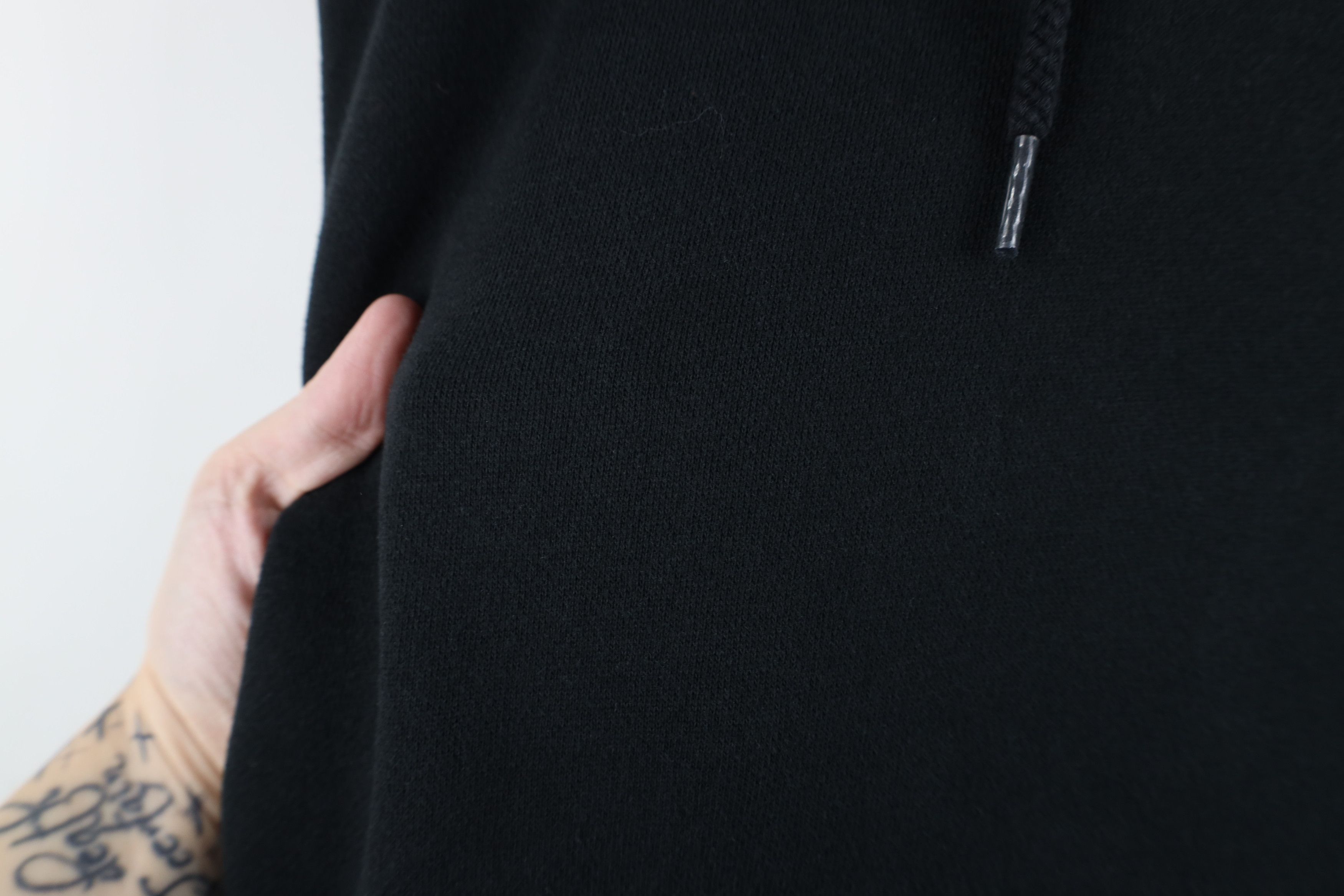 New Balance Vintage Y2K New Balance Monogram Hoodie Sweatshirt Black Size M / US 6-8 / IT 42-44 - 6 Thumbnail