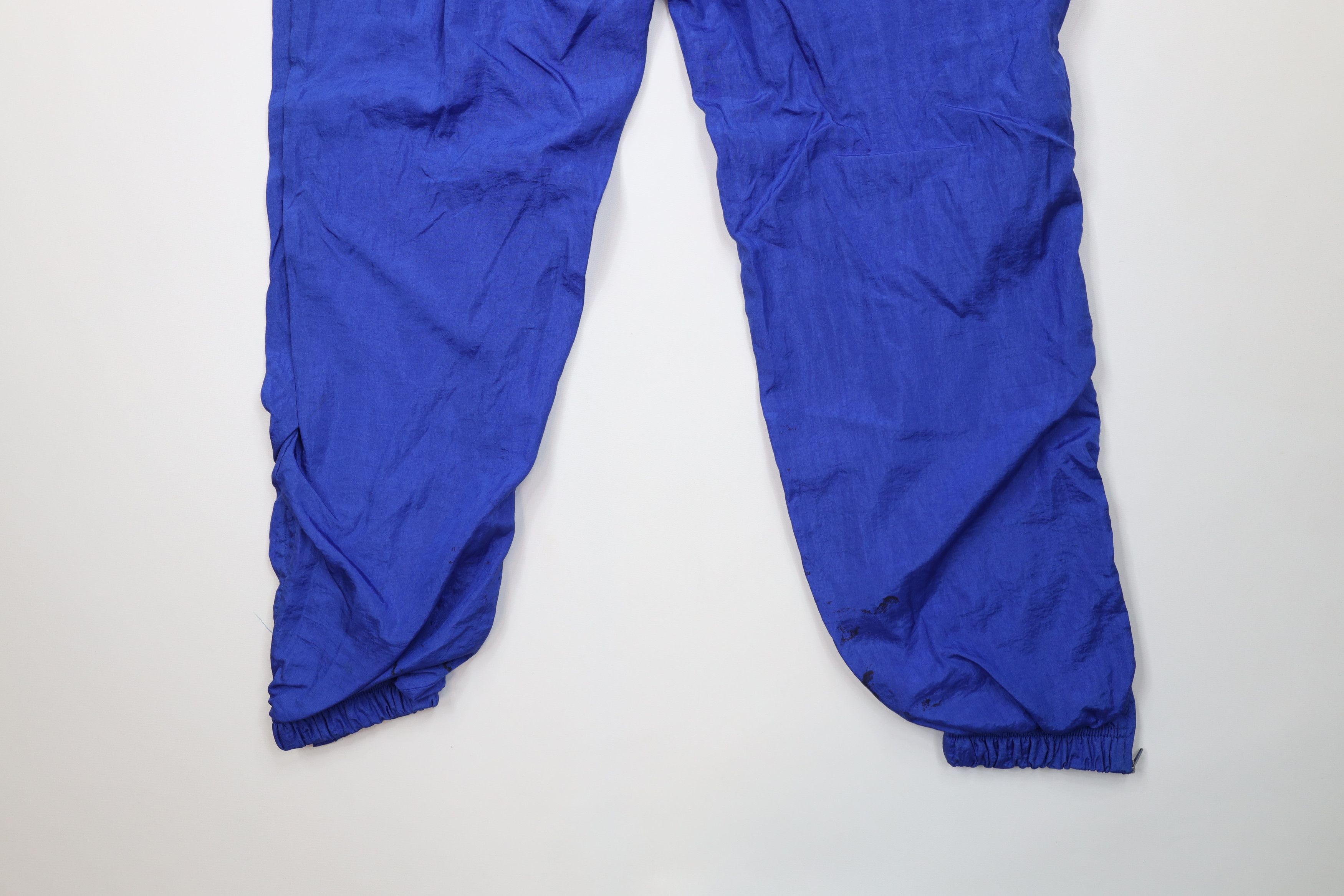 Vintage Vintage 90s Streetwear Blank Lined Windbreaker Joggers Pants Size US 36 / EU 52 - 14 Thumbnail