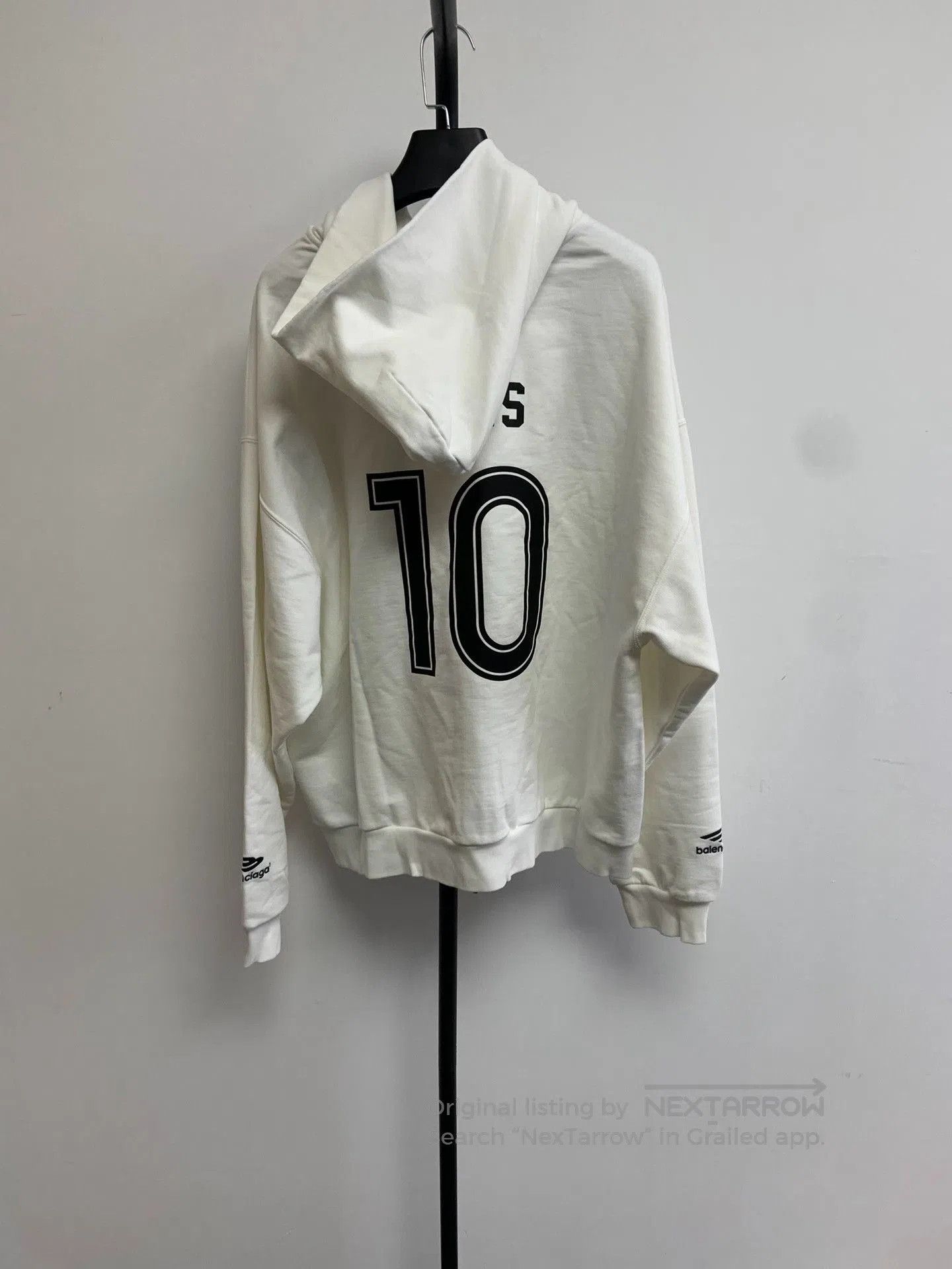 Balenciaga Balenciaga Letter Print Hooded Zip Sweatshirt. Size US M / EU 48-50 / 2 - 2 Thumbnail