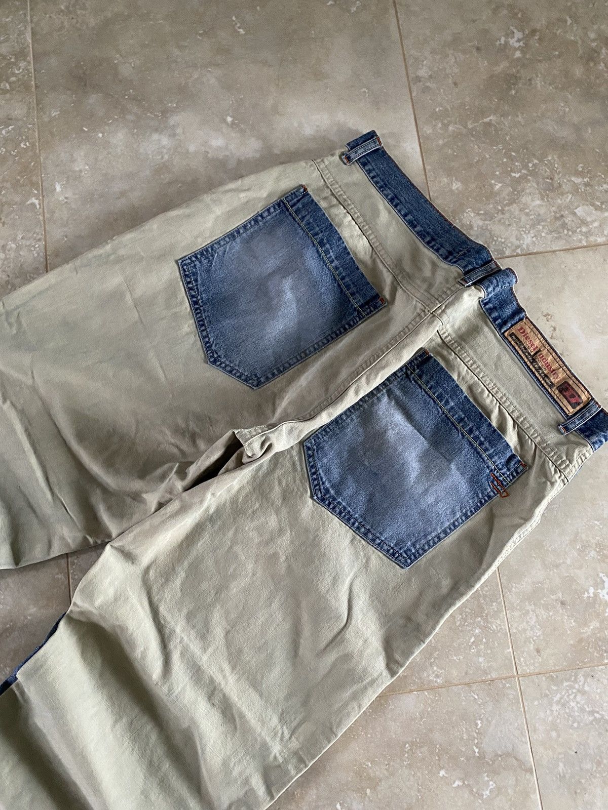Diesel Vintage Diesel Hybrid Baggy Muddy Denim Japanese Washed Y2K Size US 38 / EU 54 - 8 Thumbnail