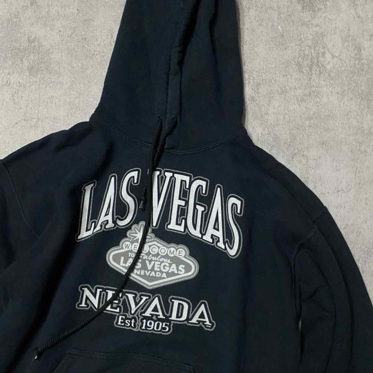 Gildan Black and white Las Vegas hoodie Size US M / EU 48-50 / 2 - 2 Thumbnail