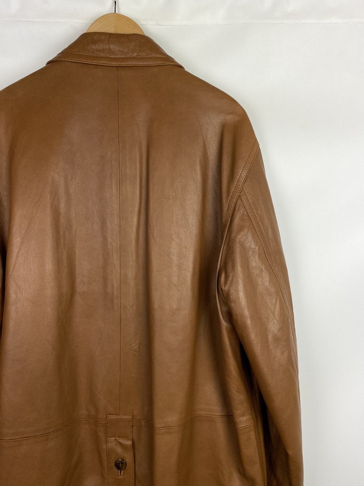 Mandelli Enrico Mandelli vintage real leather men’s coat jacket Size US L / EU 52-54 / 3 - 17 Thumbnail