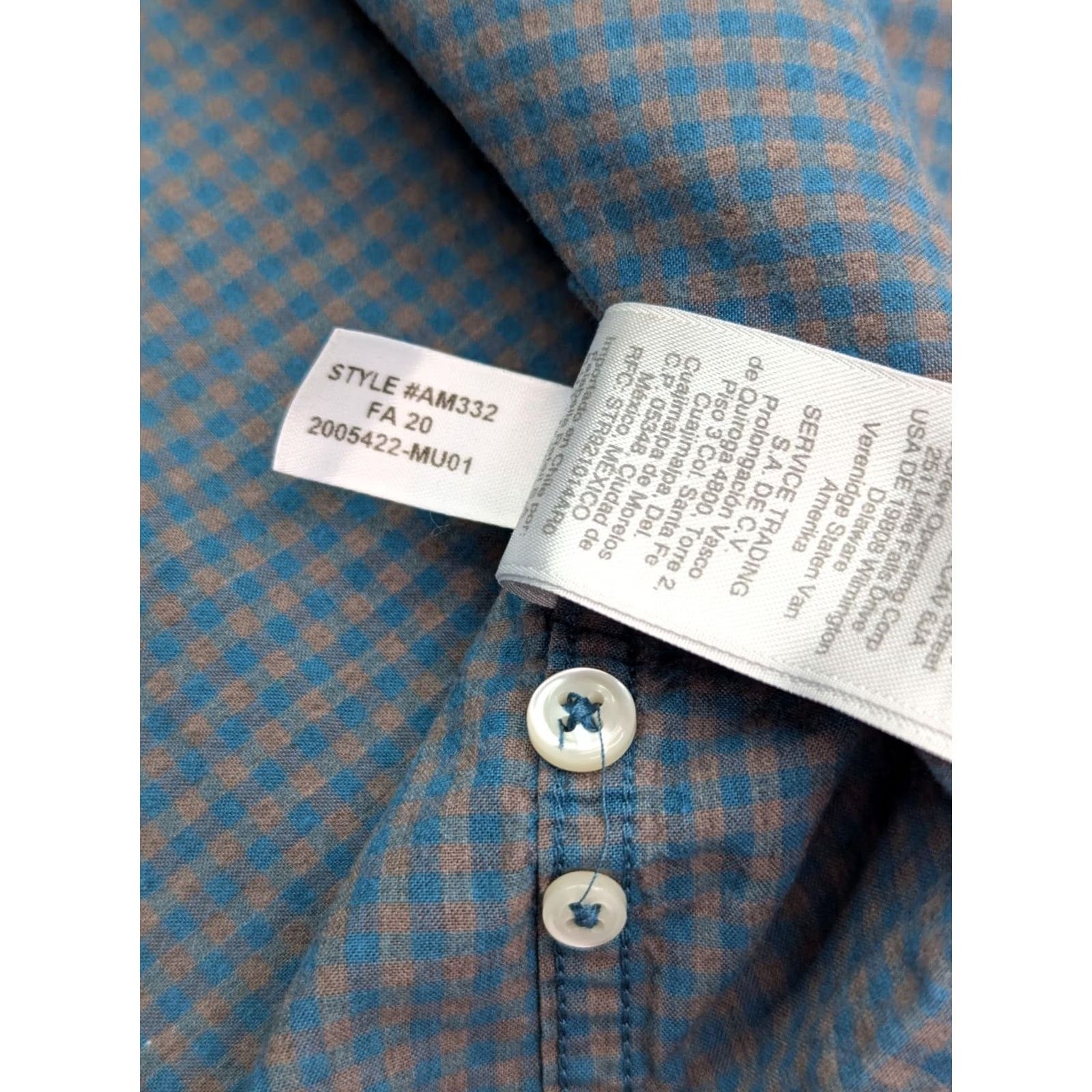 J.Crew J.CREW Button-Up Shirt Men L Green 44x30 Organic Cotton Secret Wash Stretch Size XL Regular Slim Pattern Floral Casual Business Travel Size US XL / EU 56 / 4 - 5 Thumbnail