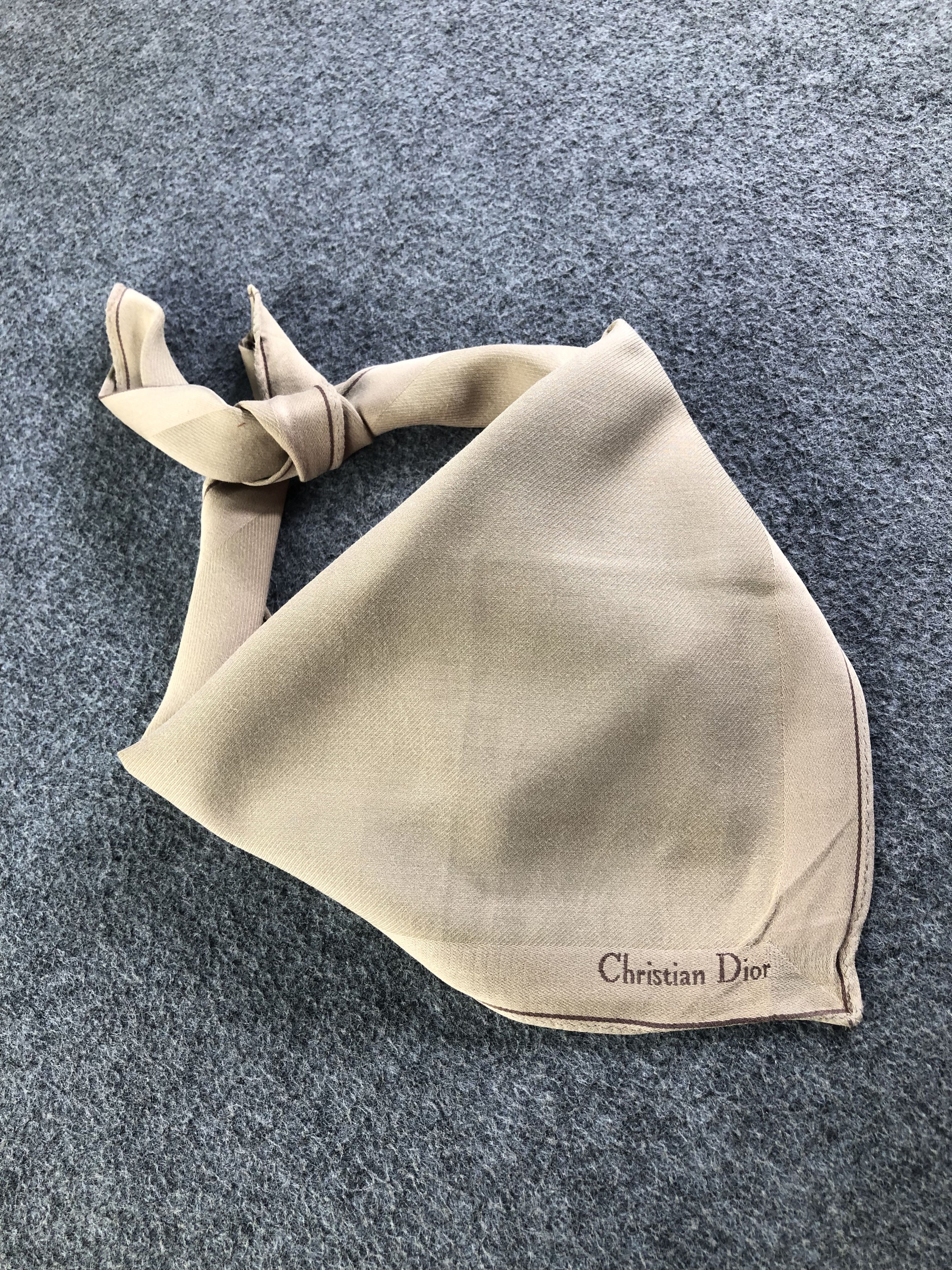 Vintage Christian Dior handkerchief / Bandana / Neckerchief C412 Size ONE SIZE - 1 Thumbnail