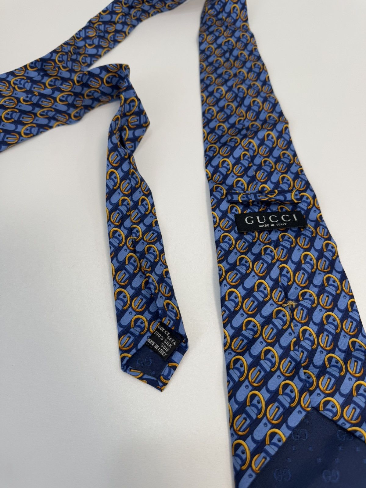 Gucci Rere! Vintage Gucci Tie Size ONE SIZE - 5 Thumbnail