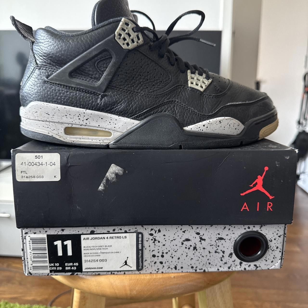 Designer Air Jordan 4 Retro "Oreo" (2015) Size US 11 / EU 44 - 3 Thumbnail