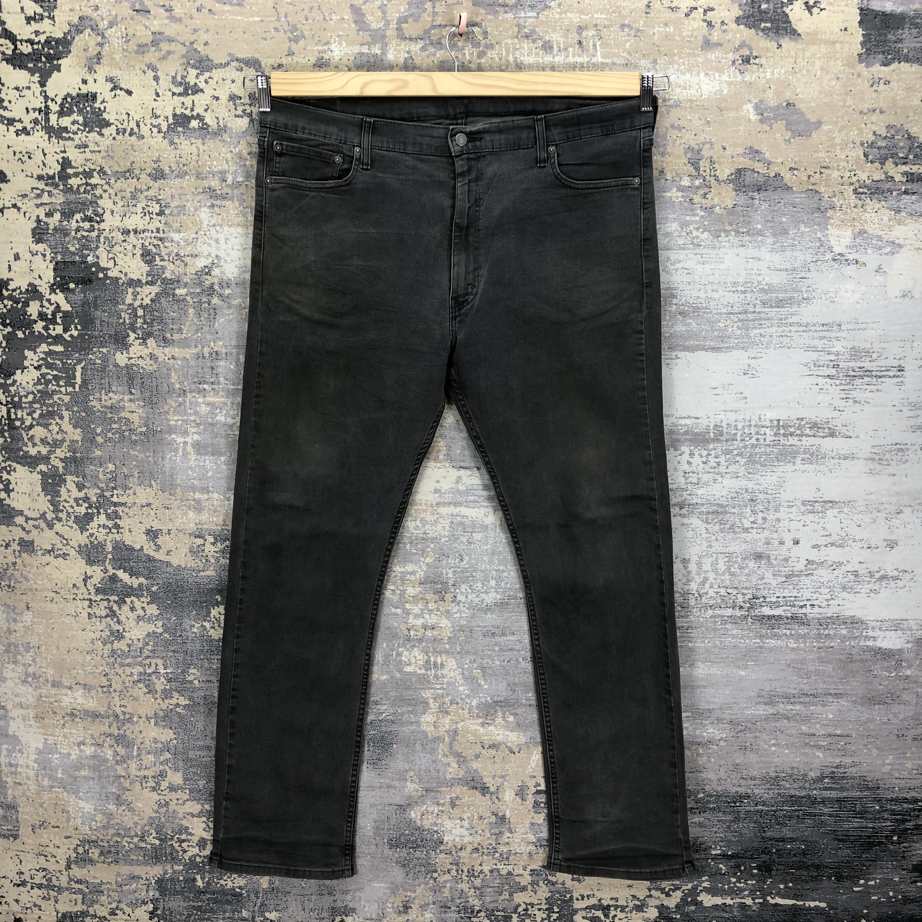 Levi's Vintage Levis 513 Faded Black Jeans Levi's Light Wash Denim Size US 42 / EU 58 - 1 Thumbnail