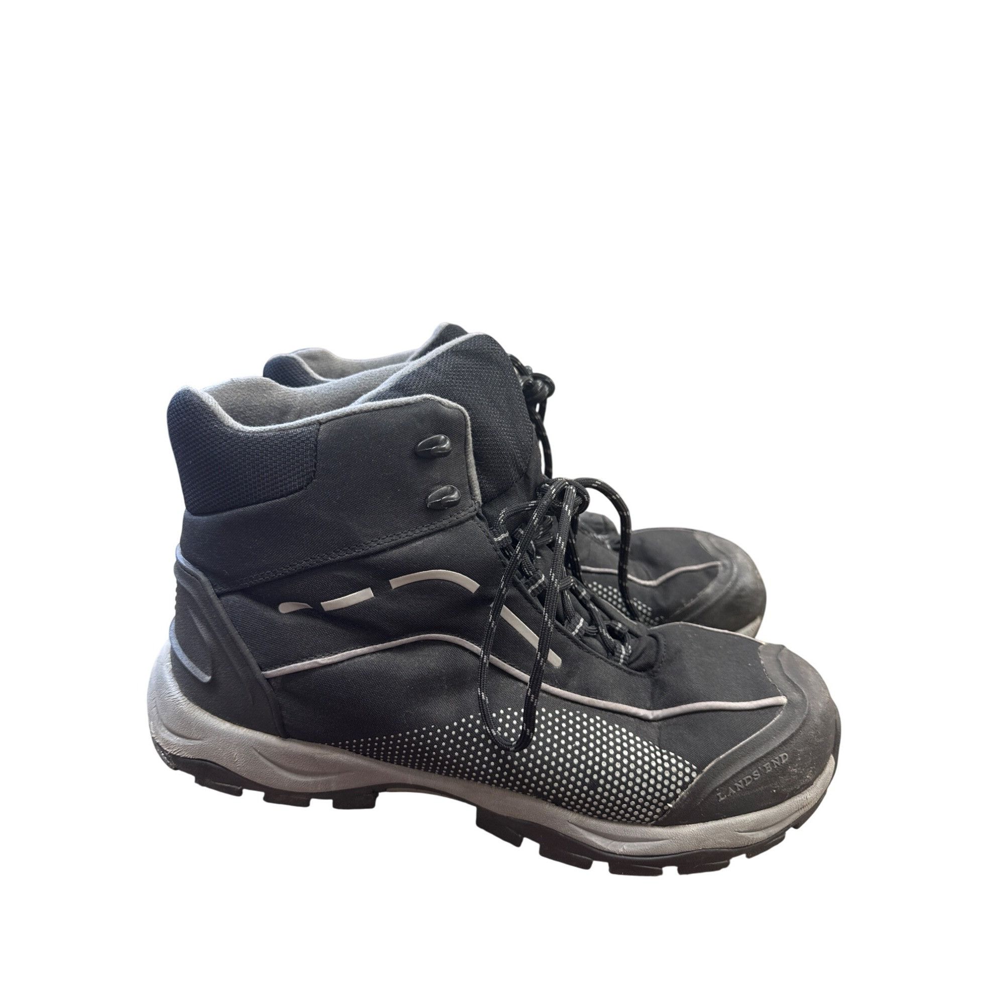 Lands' End Lands End Mens Winter Boots Size 11D Black SKU 6841 Size US 11 / EU 44 - 6 Thumbnail