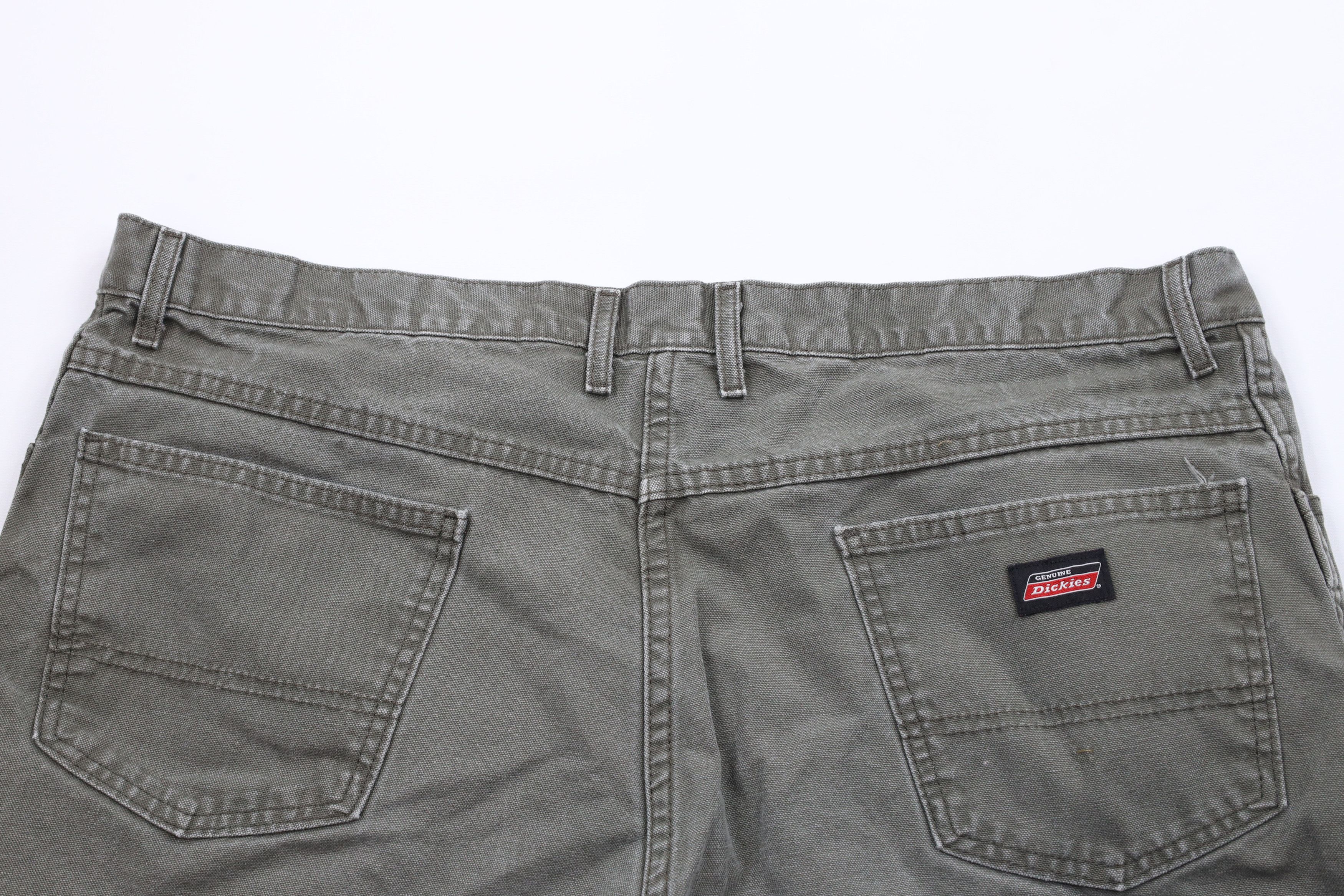 Dickies × Vintage Vintage Dickies Canvas Relaxed Fit Shorts Green Cotton Size US 40 / EU 56 - 8 Thumbnail