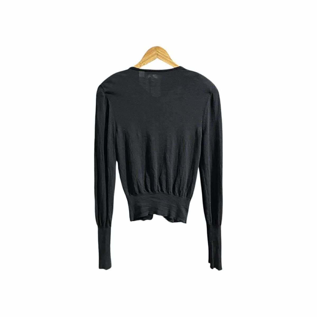 Salvatore Ferragamo 🔥Vintage Salvatore Ferragamo Silk Wool Cardigan Size L / US 10 / IT 46 - 8 Thumbnail