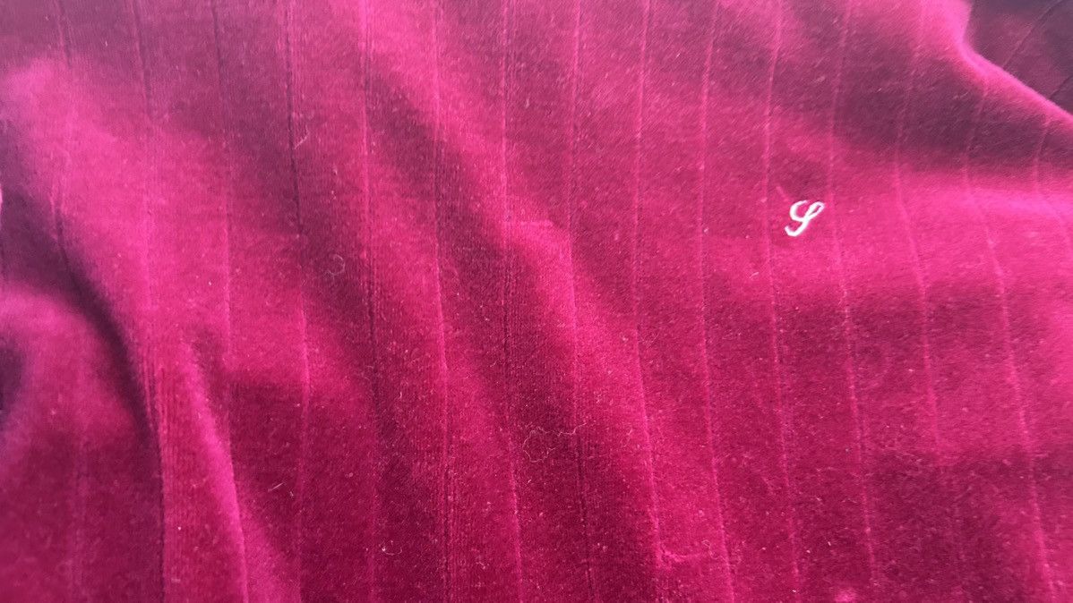 Supreme VELOUR SUPREME SWEATER (MAROON/BURGUNDY) Size US M / EU 48-50 / 2 - 4 Thumbnail