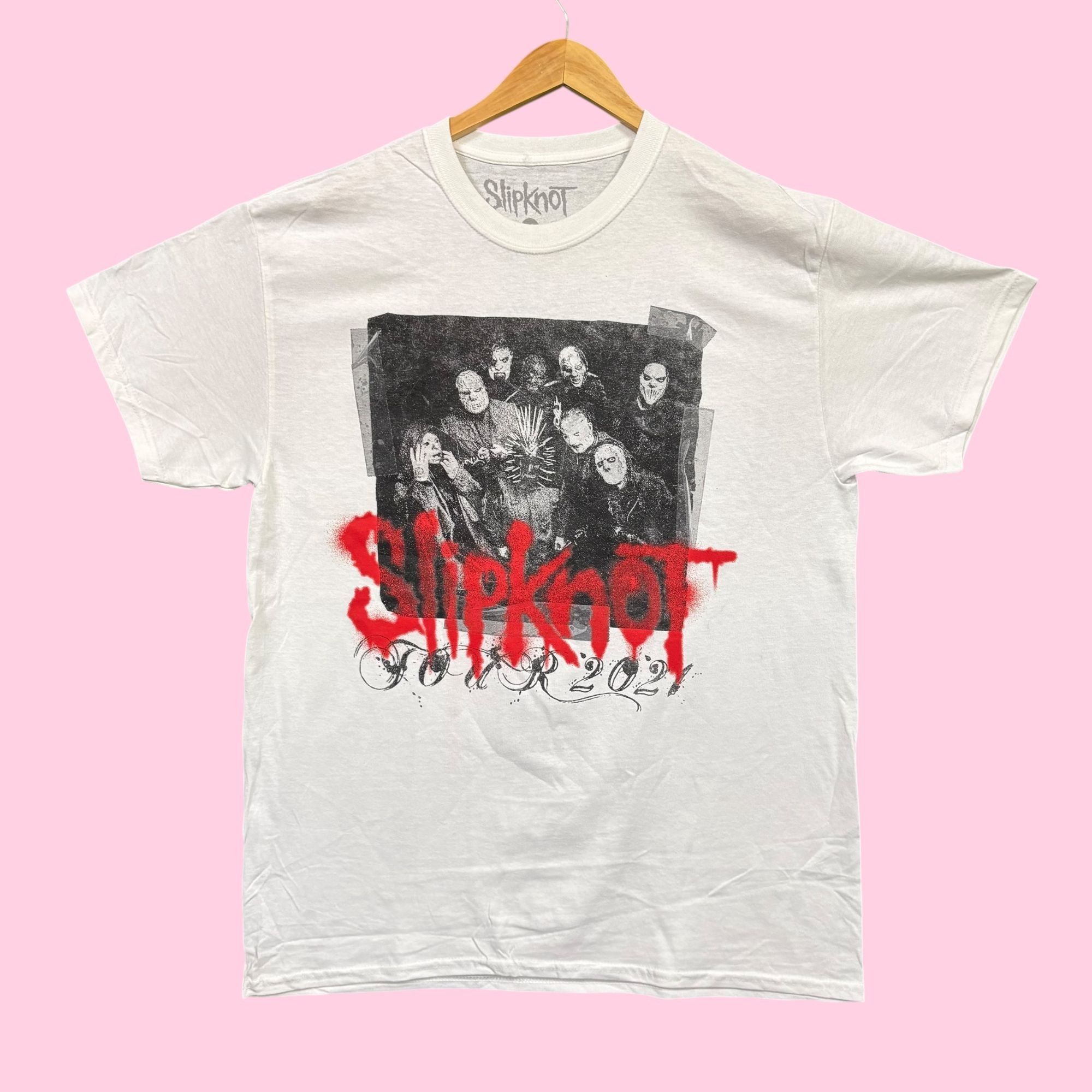 Slipknot Slipknot Dual Sided Tour Dates Heavy Metal Band Tee L Size US L / EU 52-54 / 3 - 1 Thumbnail