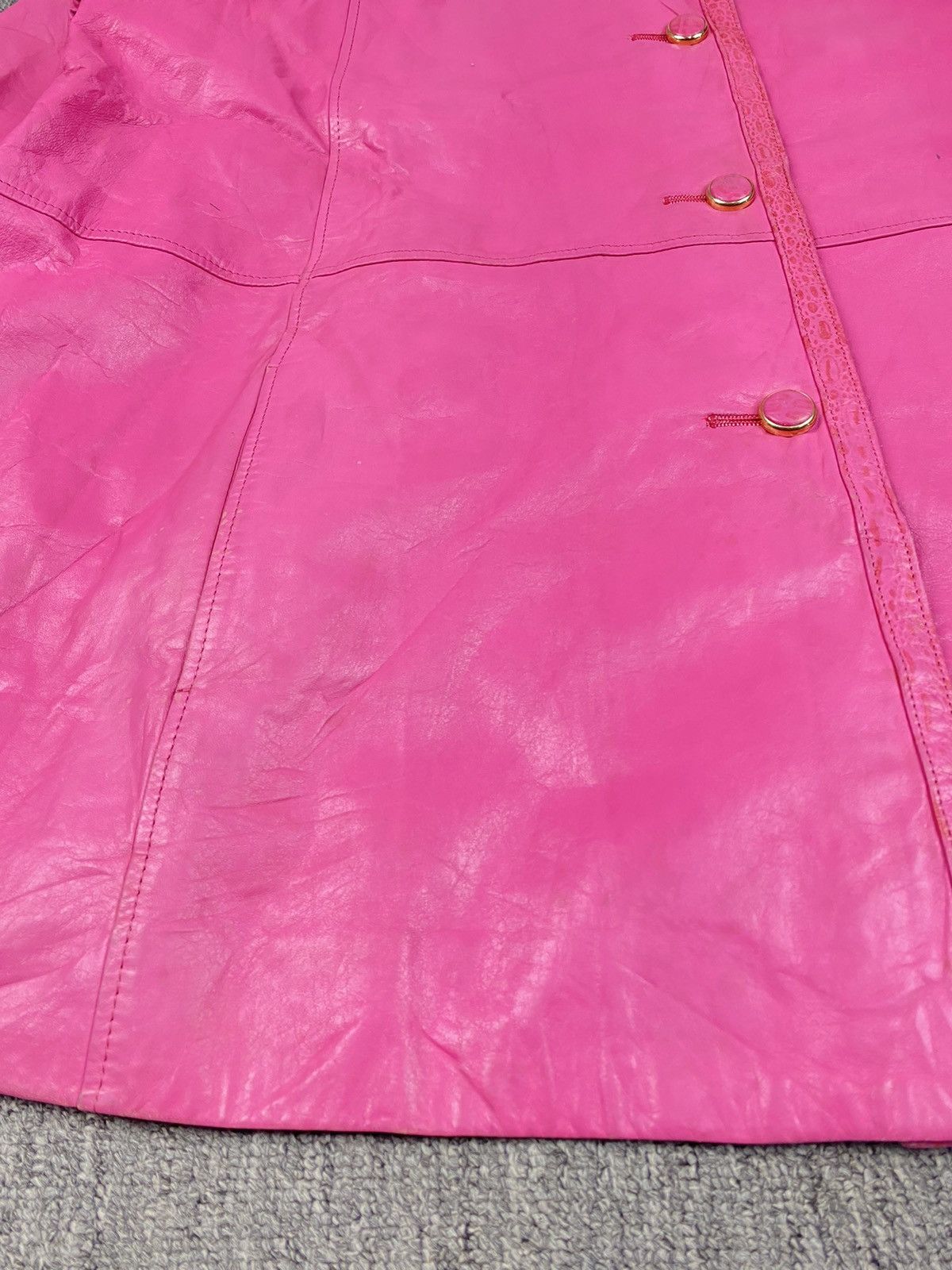 Japanese Brand × Leather × Vintage Lanerossi Sport Leather Jacket Size XXL / US 16-18 / IT 52-54 - 6 Thumbnail