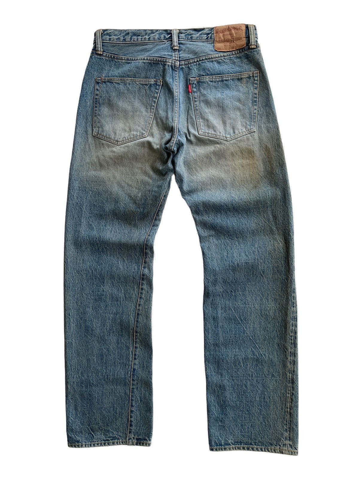 Japanese Brand Japanese Rocket Saddle Mudd Selvedge Jeans Size US 31 - 3 Thumbnail