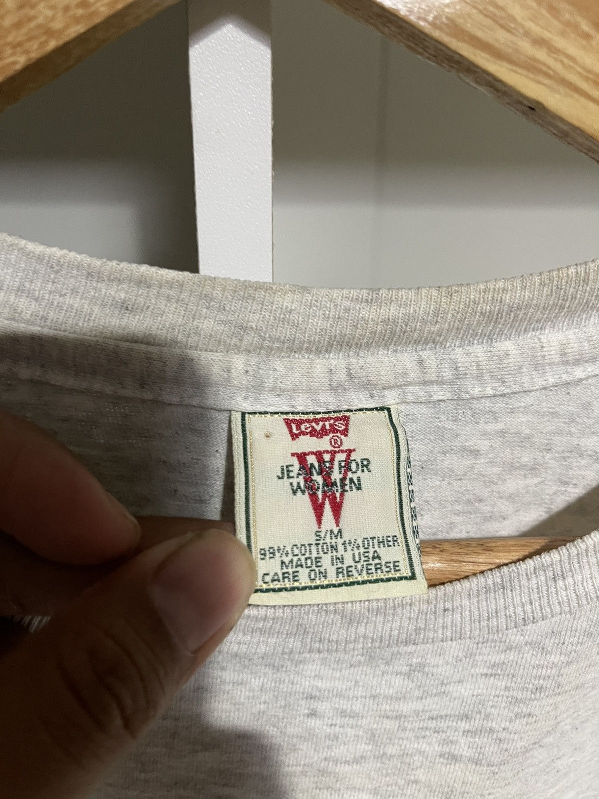 Levi's Vintage Clothing Vintage Levis Crop Top Style Size US M / EU 48-50 / 2 - 3 Thumbnail