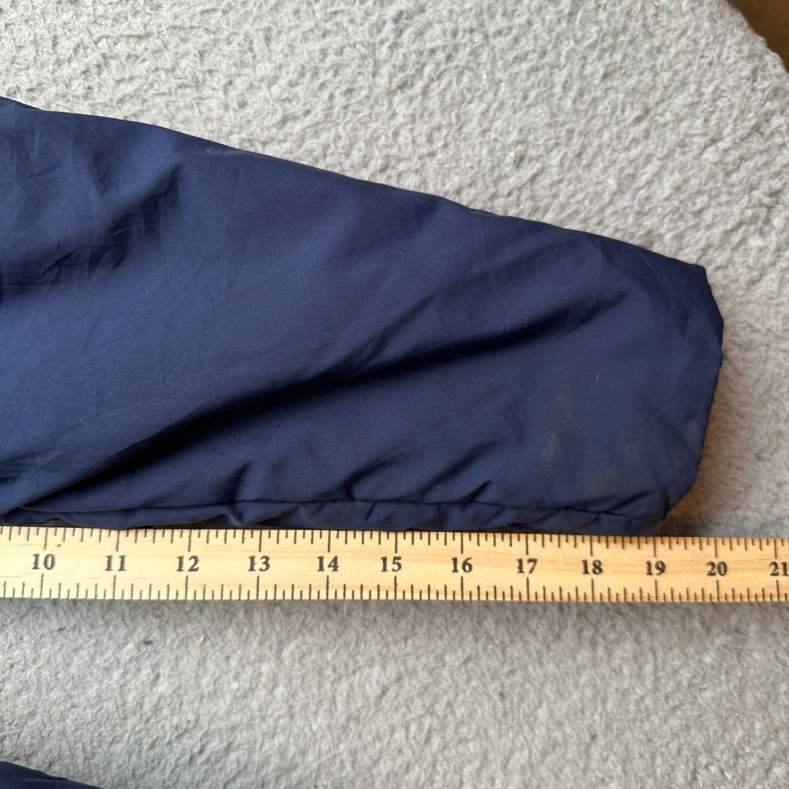 L.L. Bean LL Bean DDJ6 Blue Quilted Puffer Coat Womens Medium Snap Size M / US 6-8 / IT 42-44 - 5 Thumbnail