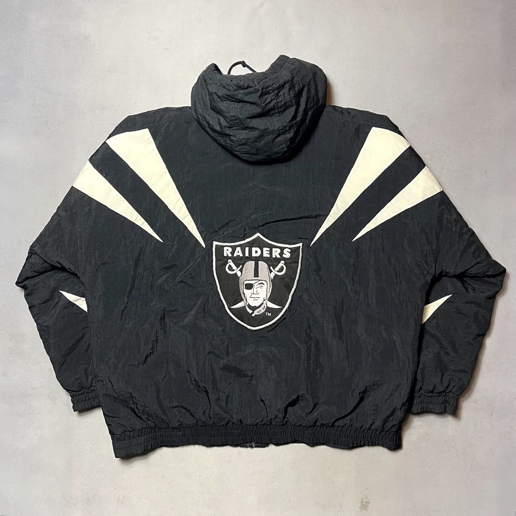 Vintage VINTAGE Apex One Proline Oakland Raiders Puffer Jacket XL 
