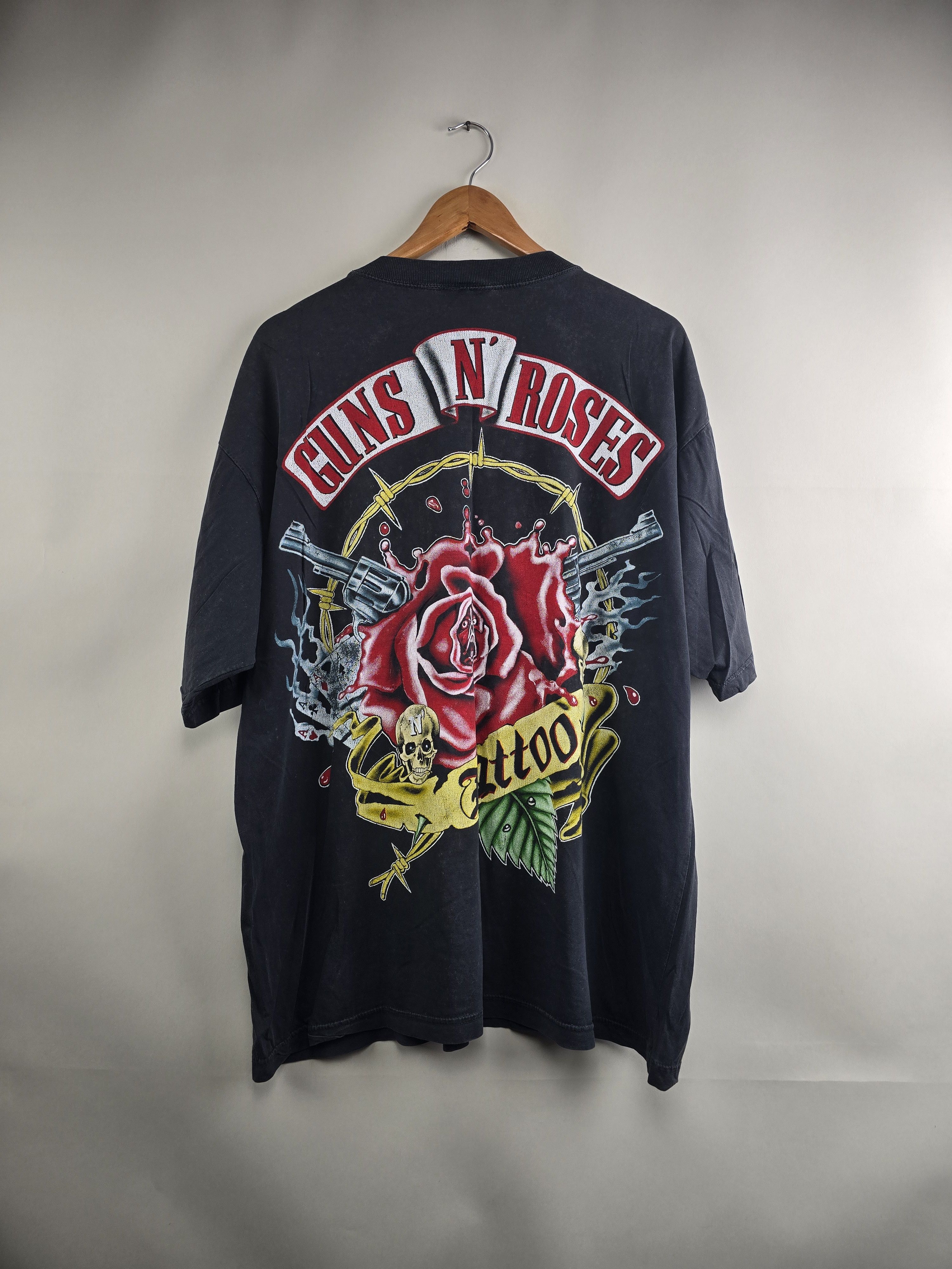 Band Tees × Guns N' Roses × Vintage 90s Guns N Roses Jocker Tattoo XL 25" 30" Size US XL / EU 56 / 4 - 4 Thumbnail
