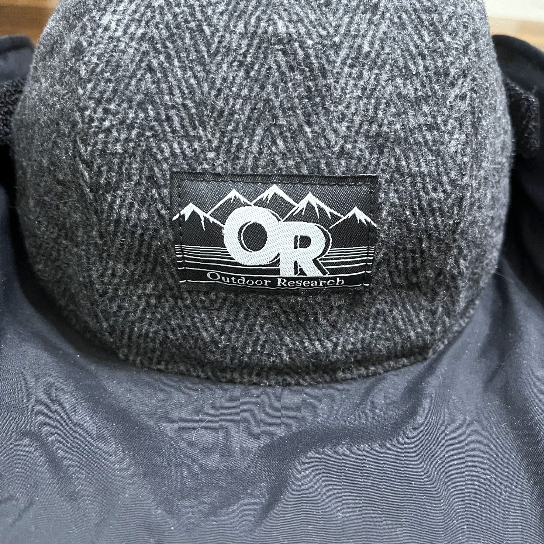 Outdoor Research VINTAGE Outdoor Research Sombrero Hat Boonie Wool Gray M Mens Boonie Hat Water Resistant Knit Breathable Lightweight Travel Casual Workwear 90s? Size ONE SIZE - 2 Thumbnail
