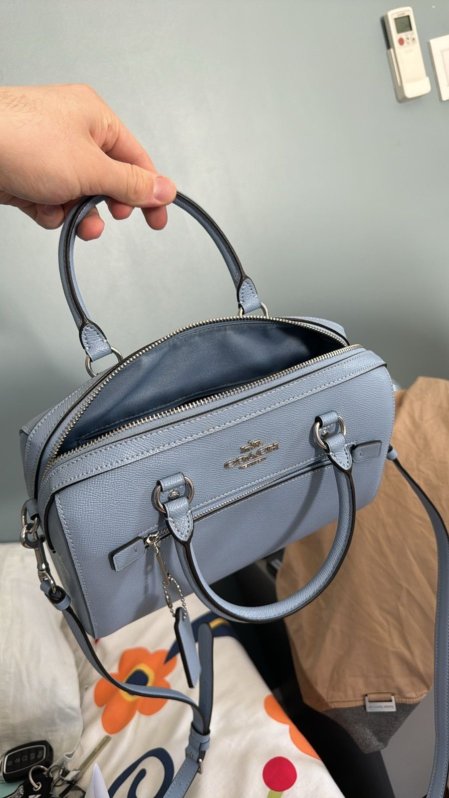 Coach Coach Light Blue Shoulderbag Size ONE SIZE - 6 Thumbnail