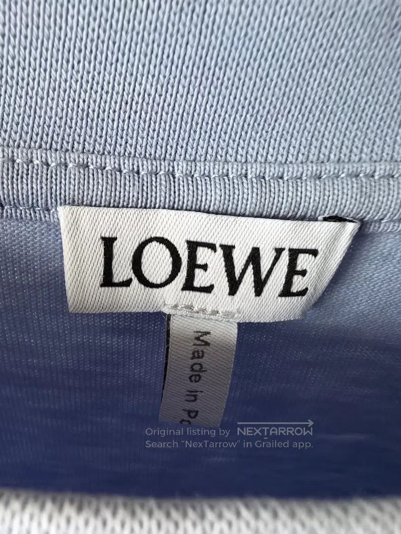 Loewe Loewe Embroidered Logo Drop Shoulder Short Sleeve T-Shirt, Size M / US 6-8 / IT 42-44 - 3 Thumbnail