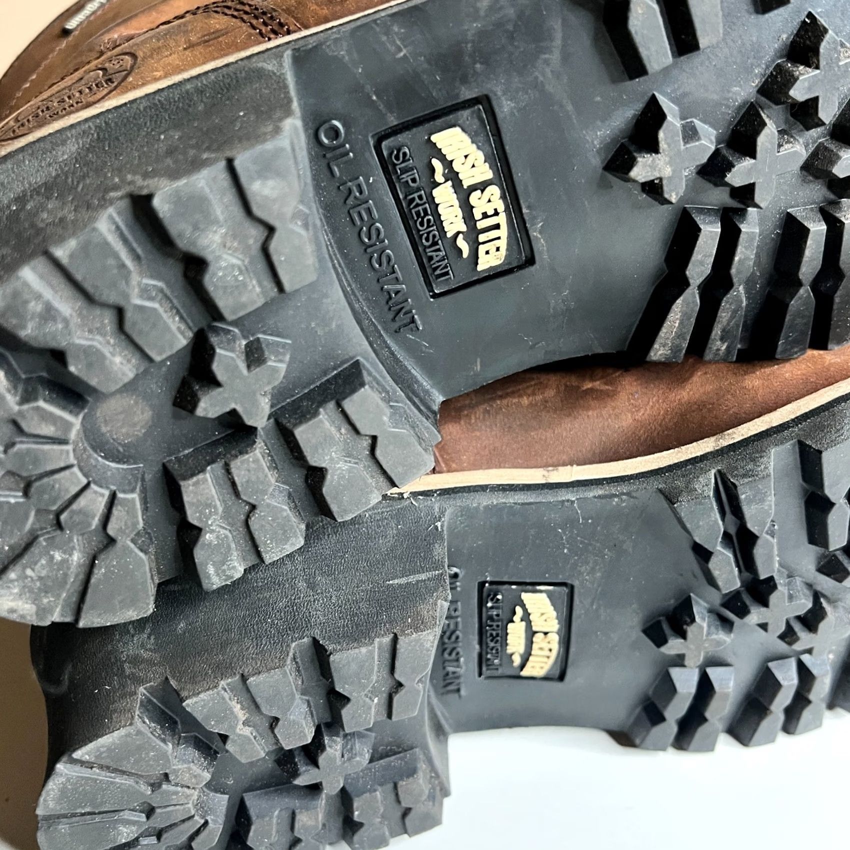 Vintage Irish Setter Work Boot Mens Size 9 Brown Leather Waterproof Insulated Safety Toe Logger EH Pattern: Solid Lace Up 9 D (Medium) Shoes Boots Size US 9 / EU 42 - 2 Thumbnail