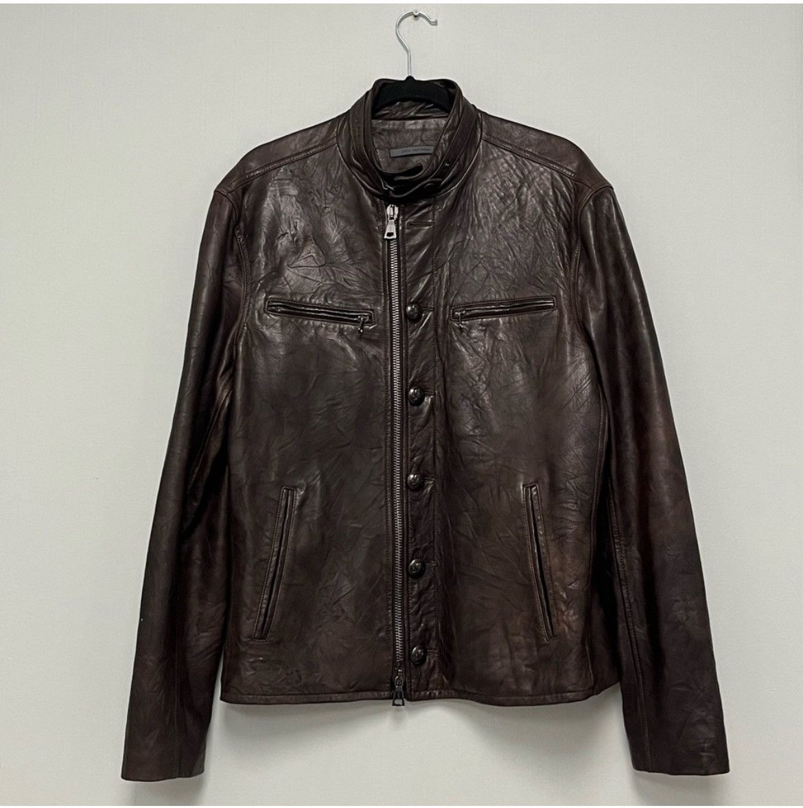 John Varvatos Burnished Moto Jacket EU 52 USA 42 Size US L / EU 52-54 / 3 - 2 Thumbnail