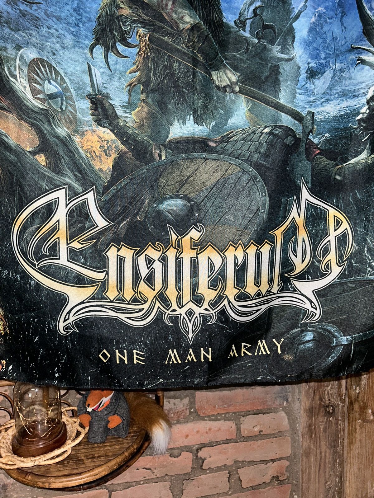 Band Tees Ensiferum Finnish Folk Metal One Man Army 2014 Band Poster Size ONE SIZE - 3 Thumbnail